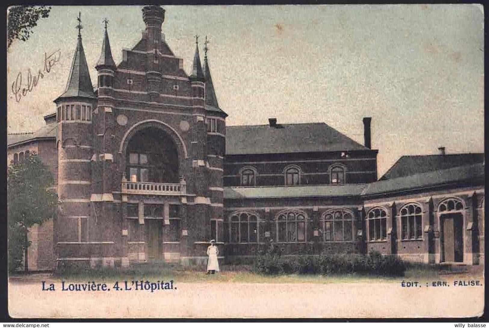 +++ CPA - LA LOUVIERE - Hôpital - Couleur 1906   // - La Louvière