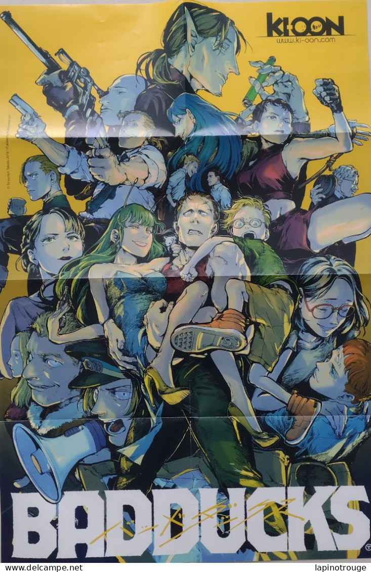 Affiche TAKEDA Toryumon  Badducks Manga Ki-oon 2023 - Afiches & Offsets
