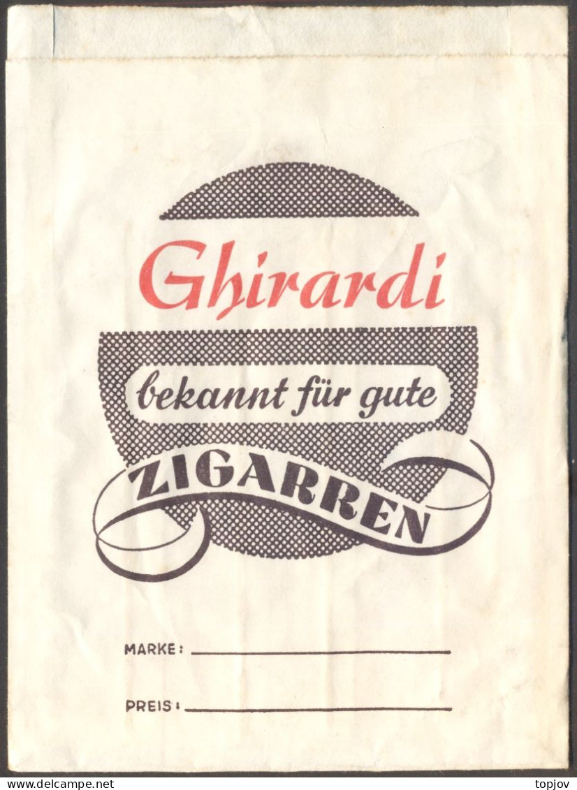 GERMANY - ZIGARREN-FACHGESCHÄFT  C. GHIRARDI - STUTTGARTER ZIGGAREN CLUB - Cc 1930 - Boites à Tabac Vides