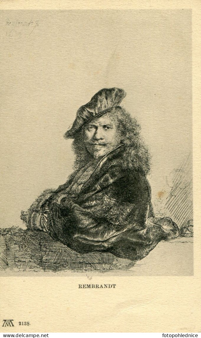 236  REMBRANDT  F.A. Ackermann 2138 Kunstverlag München Serie 211 - Objets D'art