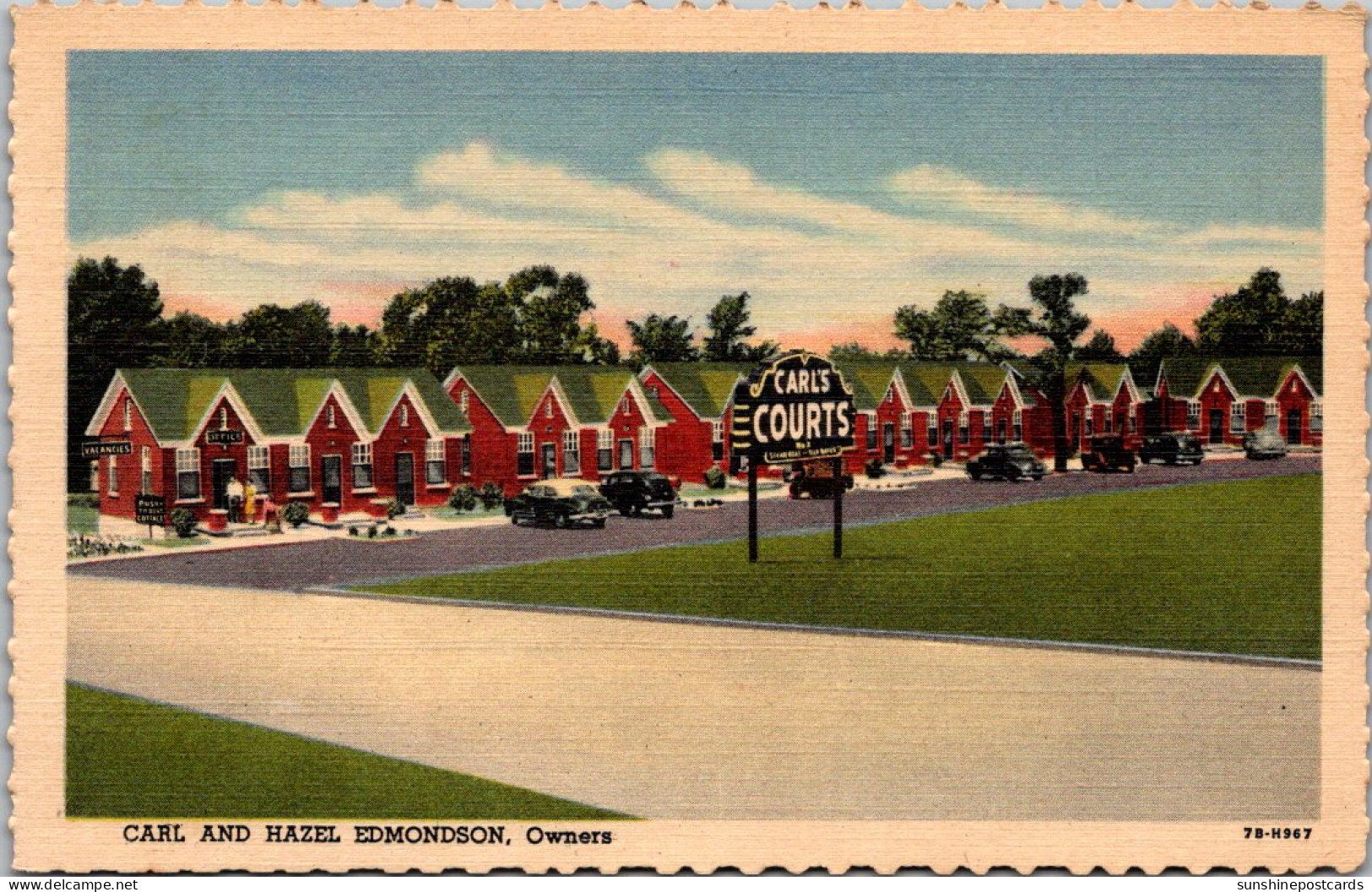 Arkansas Little Rock Carl's Court No 2 Curteich - Other & Unclassified