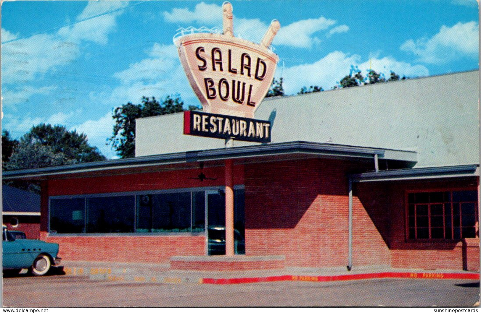 Arkansas Walnut Ridge The Salad Bowl Restaurant 1957 - Autres & Non Classés