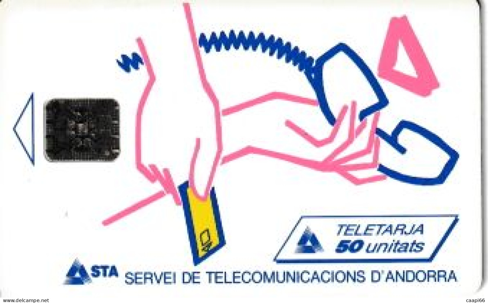 Telecarte ANDORRE-50 U - Andorra