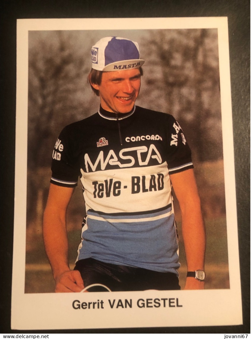 Gerrit Van Gestel - Masta Teve-blad - 1983 - Carte -  Cyclisme - Ciclismo -wielrennen - Cyclisme