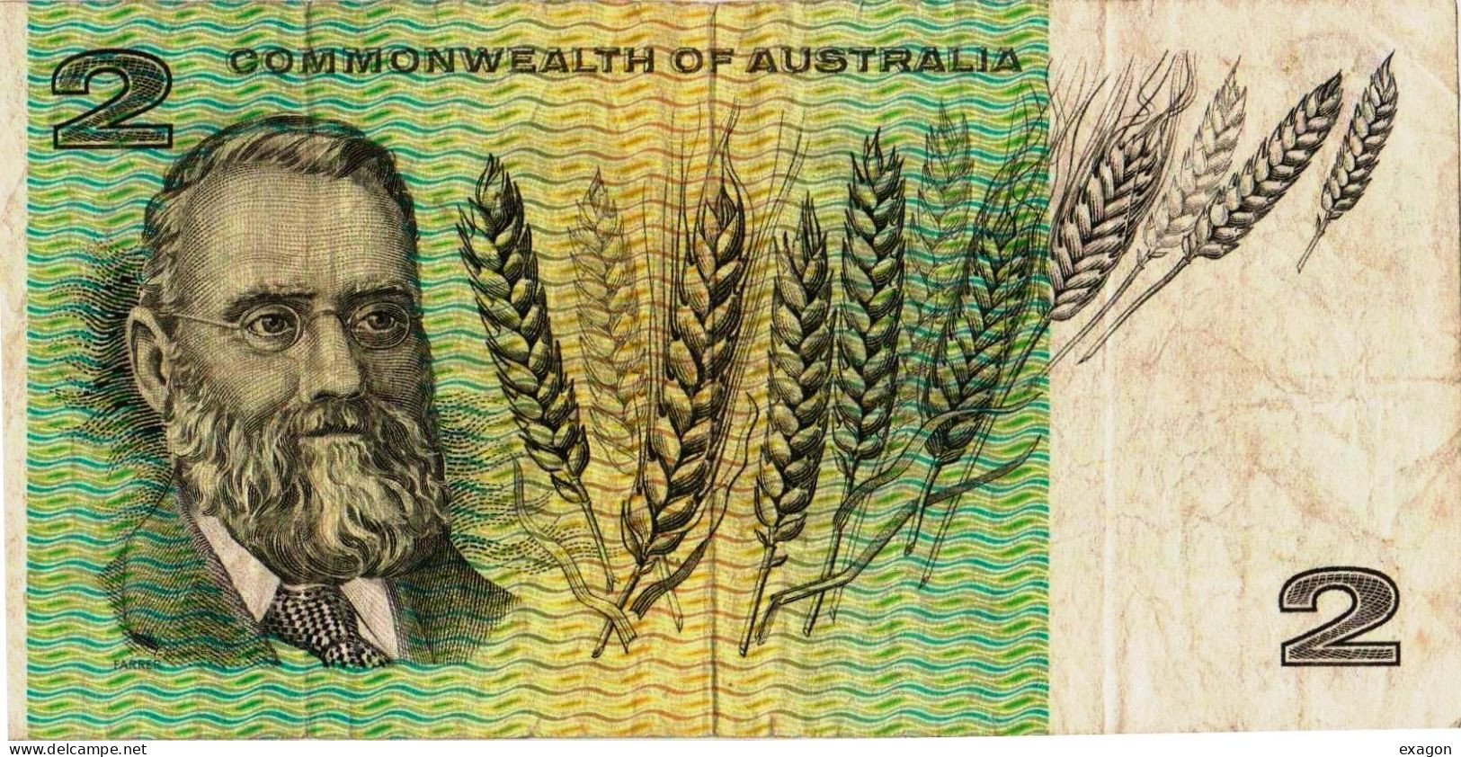Banconota  Da 2  DOLLARS  TWO   Australia  - Anno 1985 -   Stock 104 - 1974-94 Australia Reserve Bank (Banknoten Aus Papier)