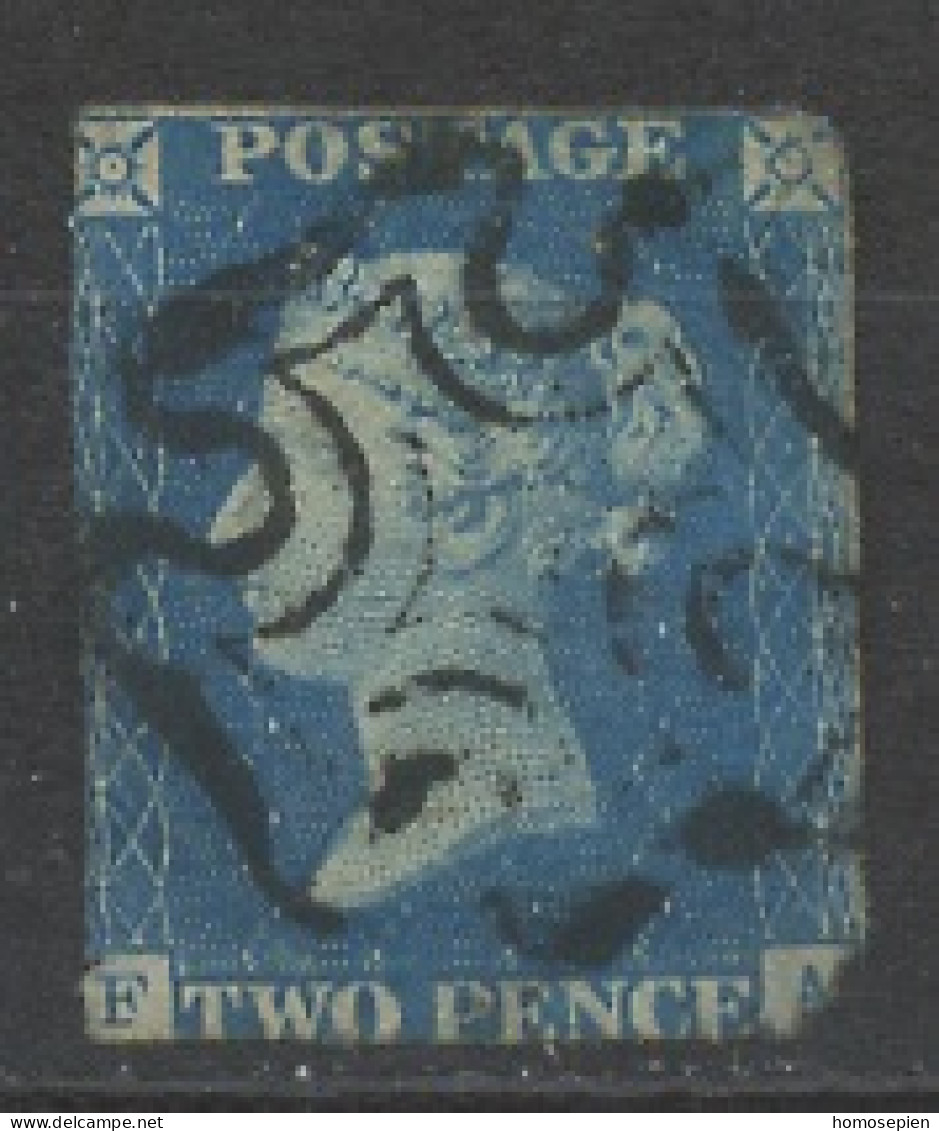 Grande Bretagne - Great Britain - Großbritannien 1840 Y&T N°2 - Michel N°2 (o) - 2p Reine Victoria FA - Used Stamps