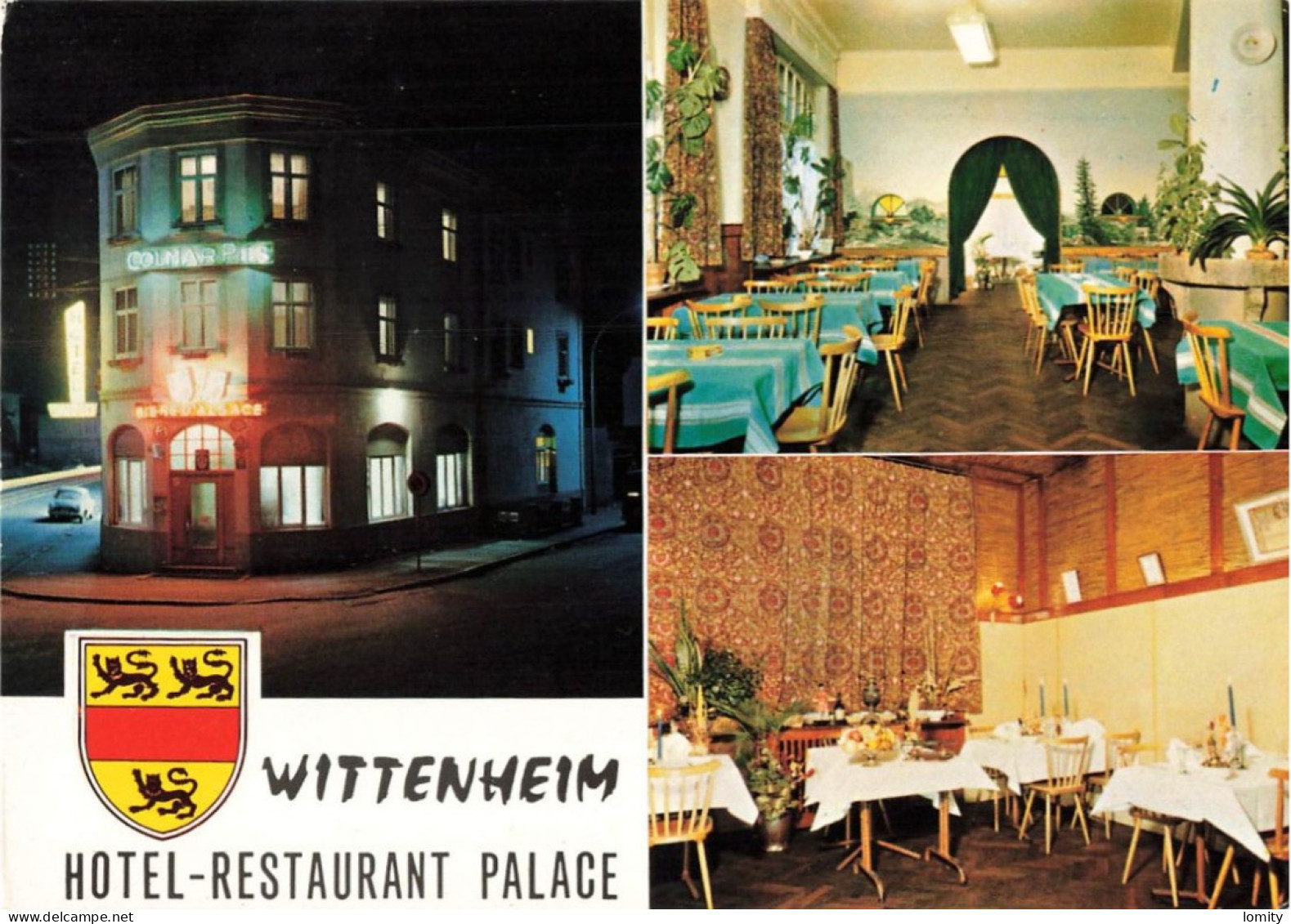 & 68 Wittenheim Hotel Restaurant Palace 35 Rue De Kingersheim CPM - Wittenheim