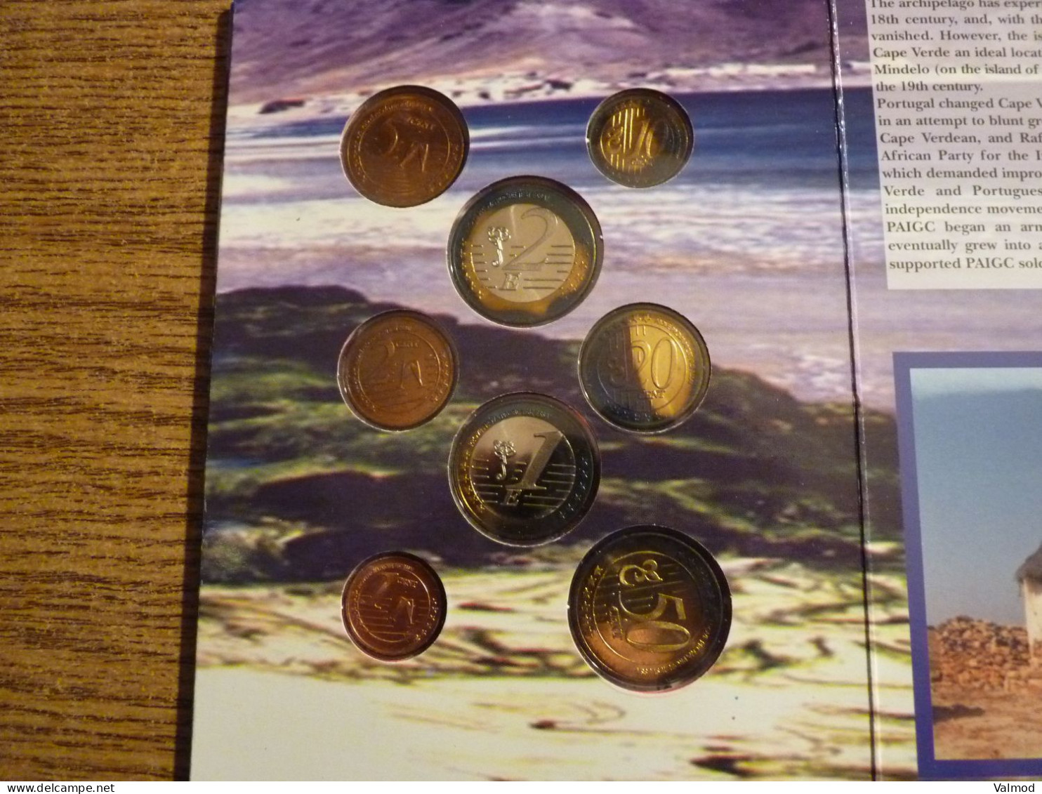 Coffret Republic of Capo Verde - Euro Patterns - Série de 8 pièces de 1 centime à 2 euros (prototypes) - 11,6x15cm env.