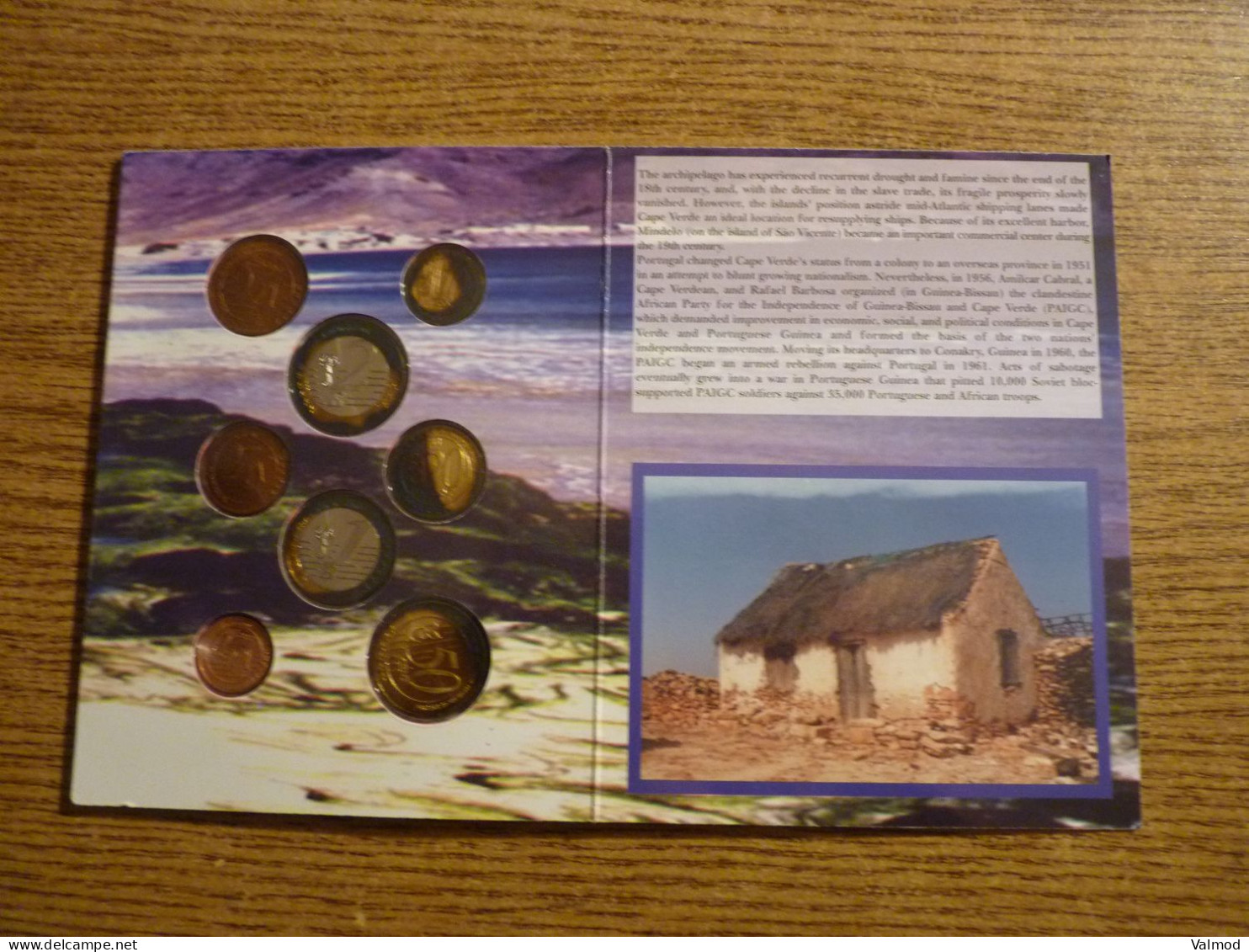 Coffret Republic of Capo Verde - Euro Patterns - Série de 8 pièces de 1 centime à 2 euros (prototypes) - 11,6x15cm env.