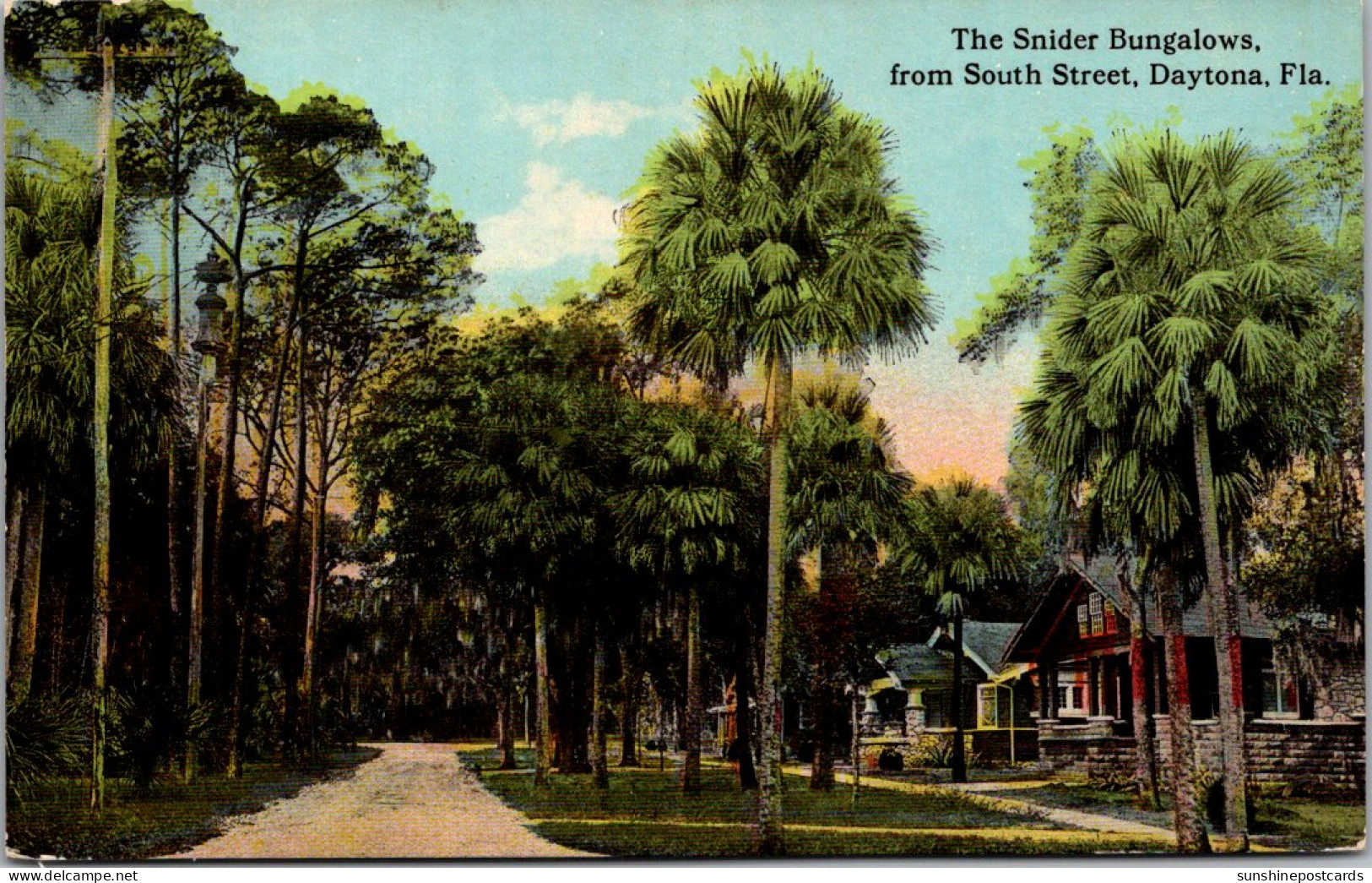 Florida Daytona Beach The Snider Bungalows From South Street - Daytona