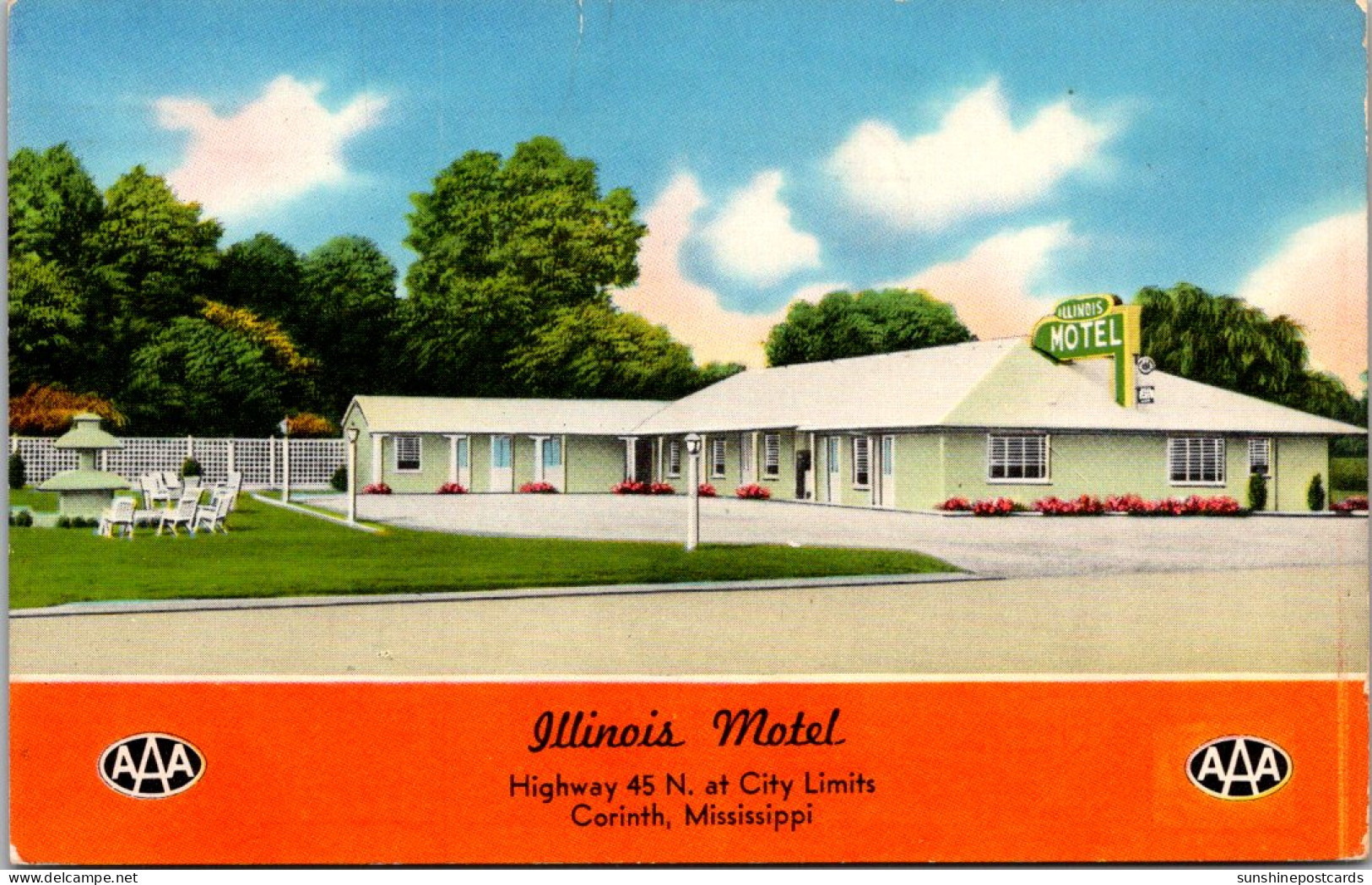 Mississippi Corinth The Illinois Motel 1957 - Other & Unclassified