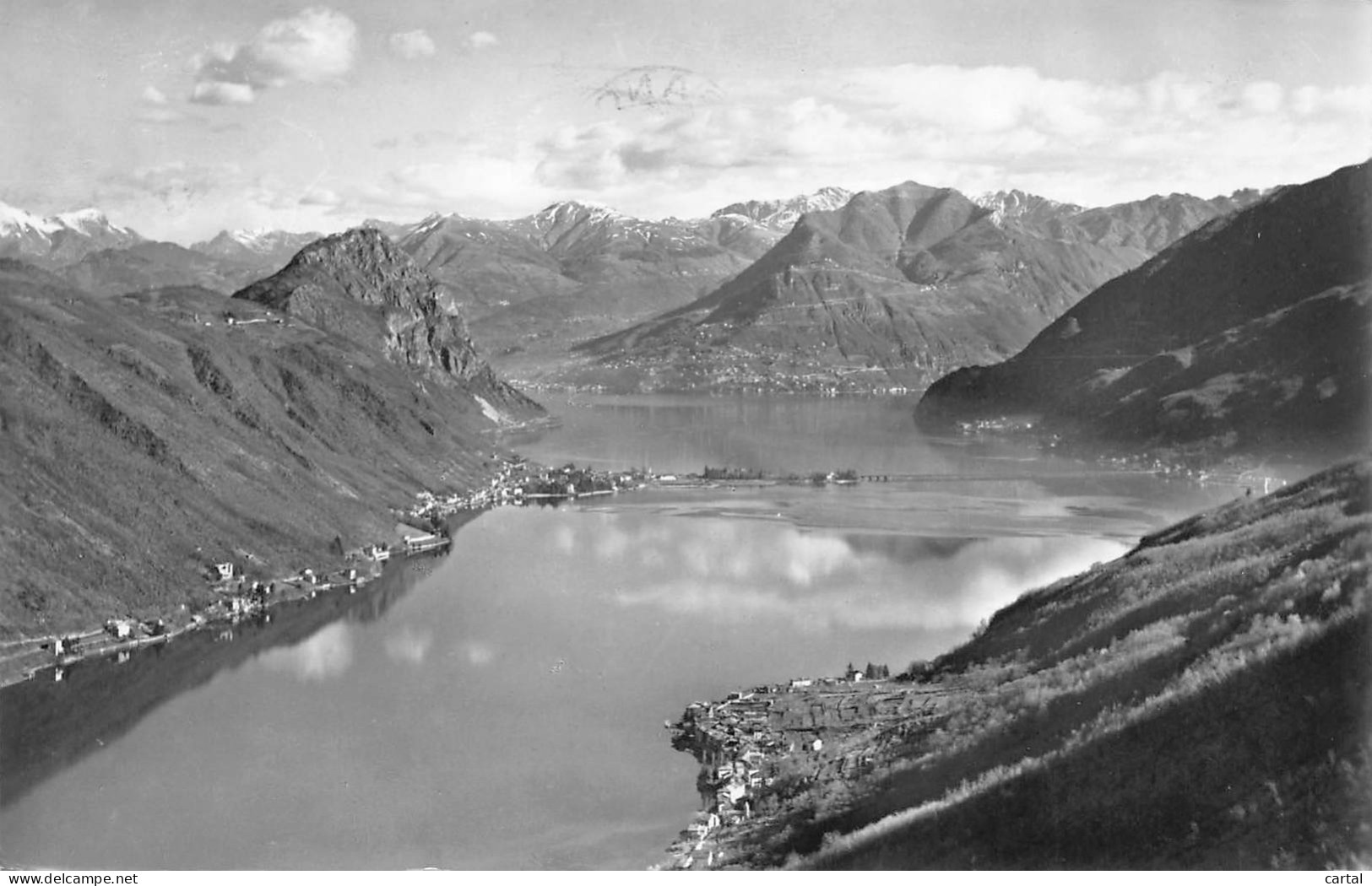 LUGANO - Il Ponte Di Melide S. Salvatore E Monte Ré Visti Da Serpiano - Melide