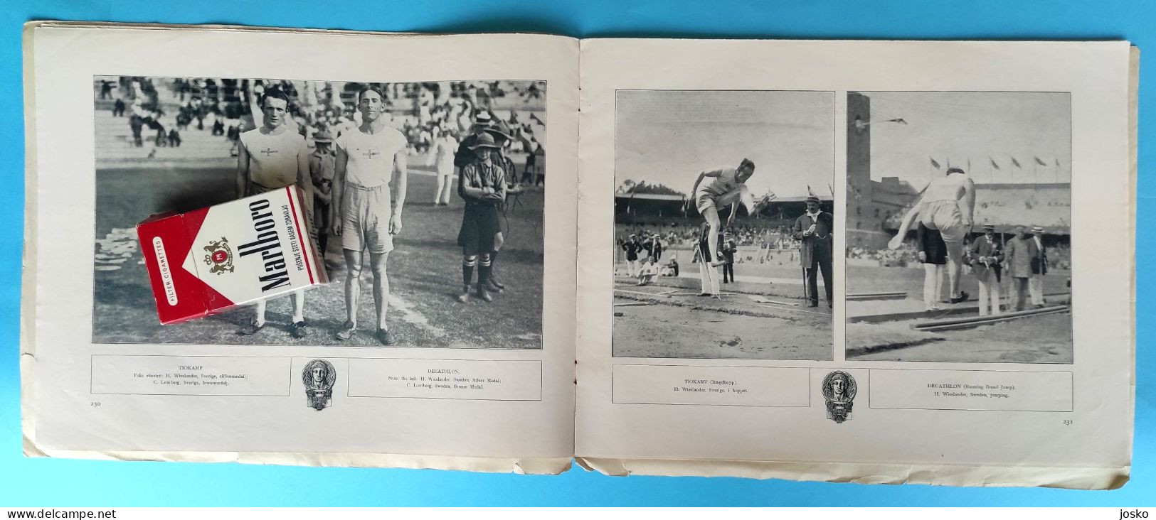 OLYMPIC GAMES STOCKHOLM 1912 - ATHLETICS (Decathlon & Pentathlon) ** JIM THORPE ** original vintage programme RRR