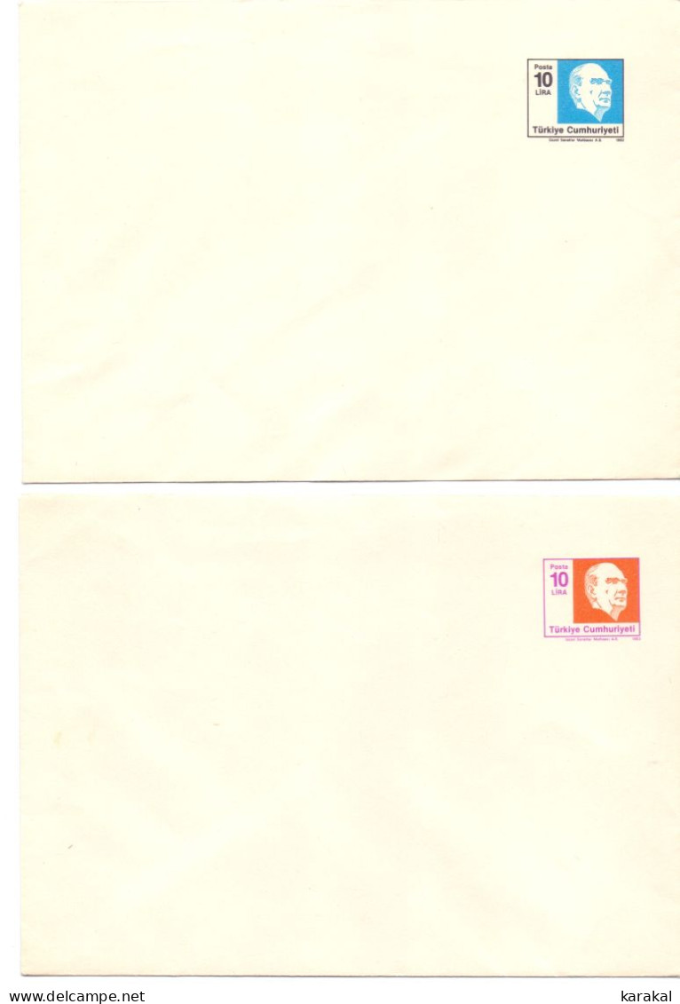 Turkey Turquie 2 Postal Stationery 1983 MNH - Entiers Postaux