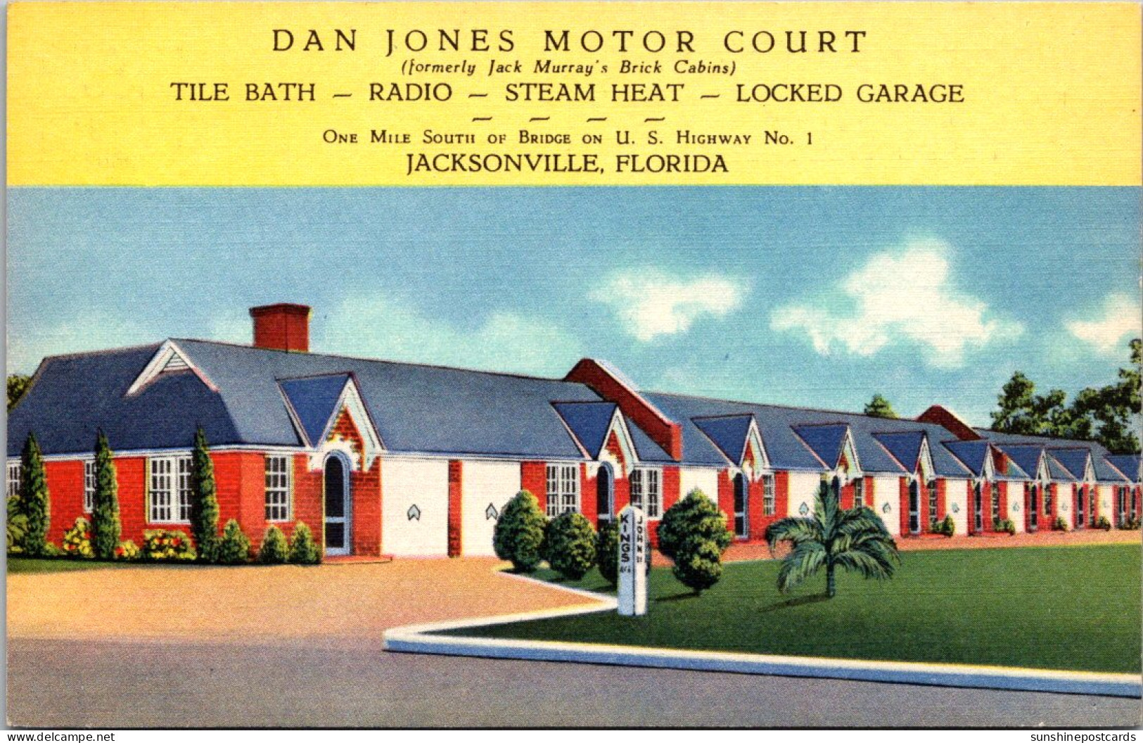 Florida Jacksonville Dan Jones Motor Court - Jacksonville