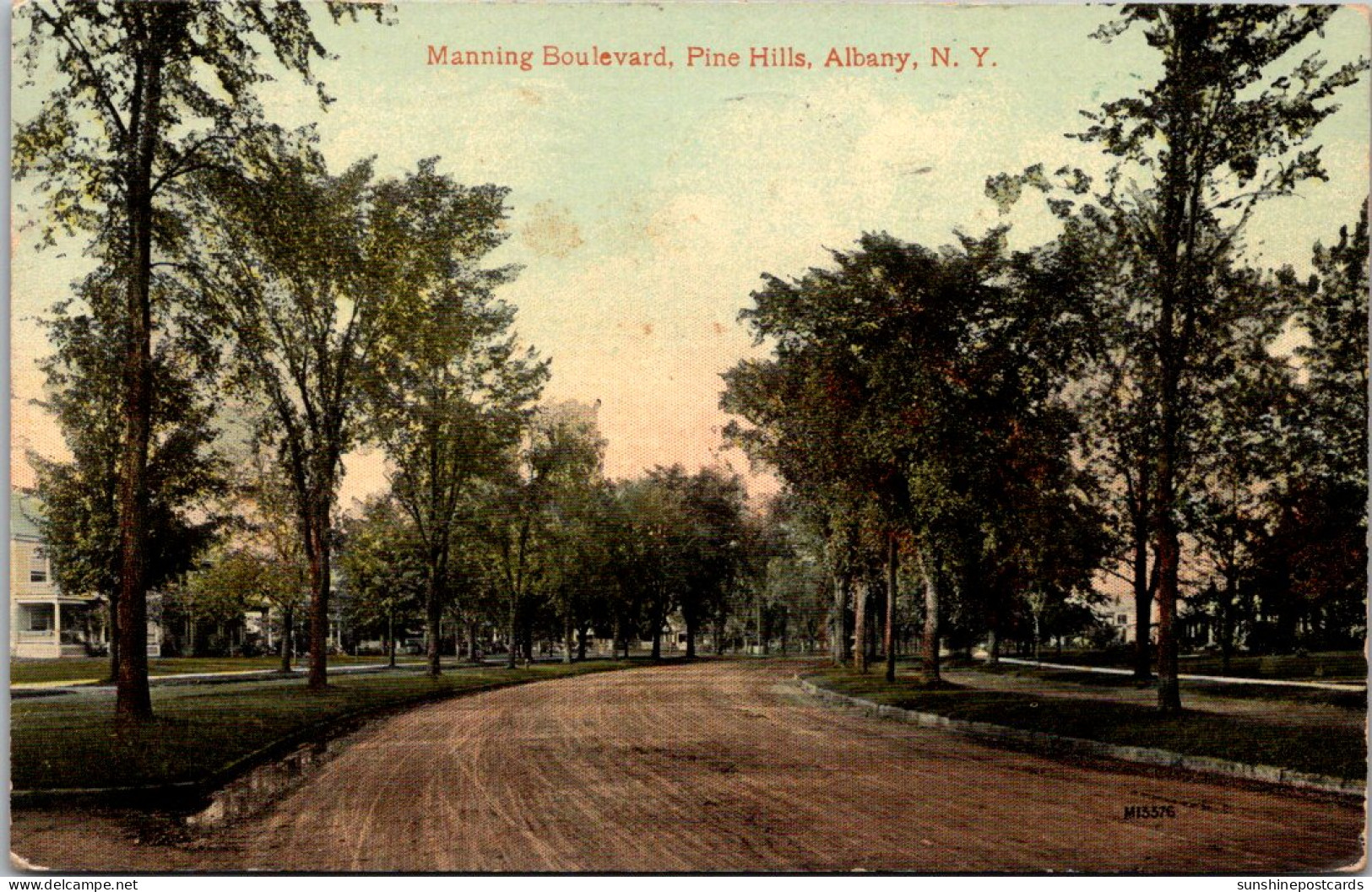 New York Albany Pine Hills Manning Boulevard 1915 - Albany