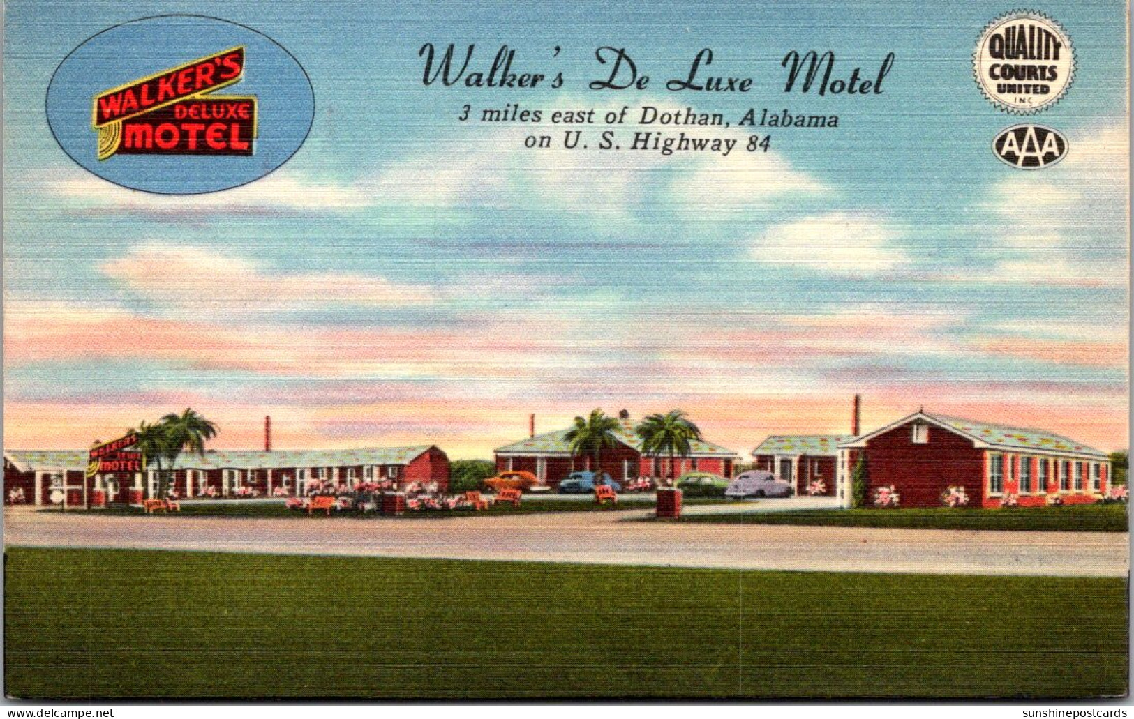 Alabama Dothan Walker's De Luxe Motel  - Autres & Non Classés