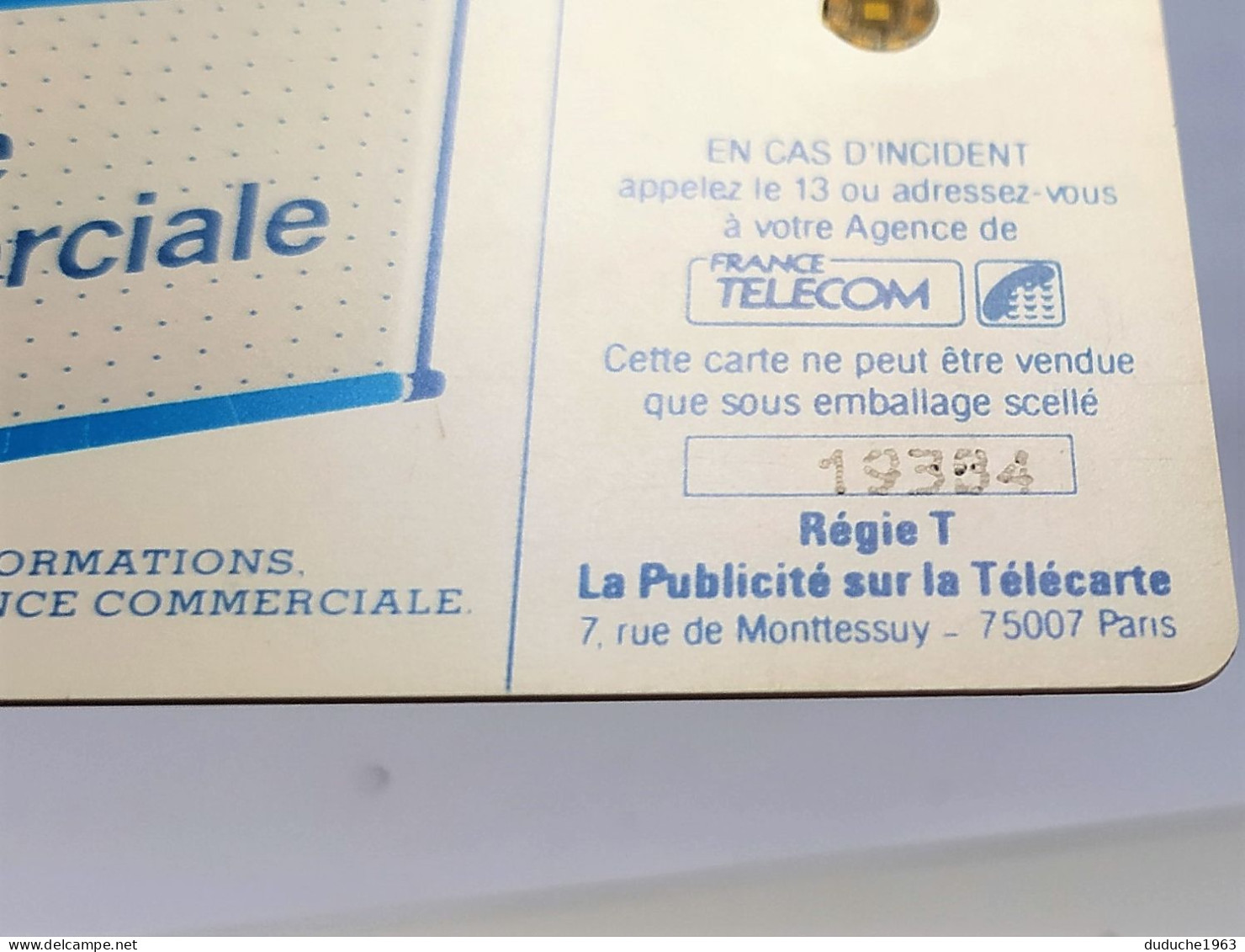 Télécarte France Télécom - 600 Agences - “600 Agences”