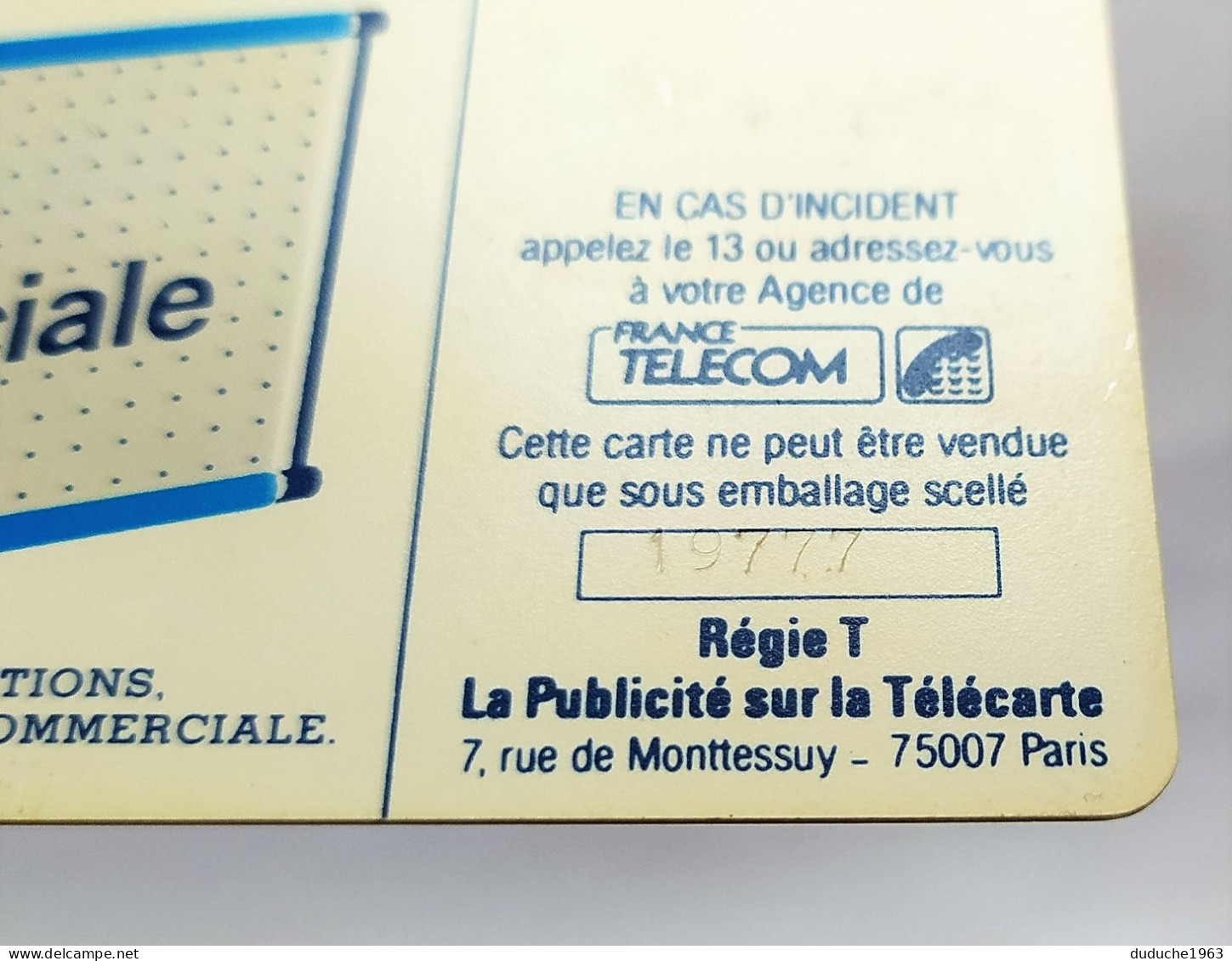 Télécarte France Télécom - 600 Agences - 600 Bedrijven