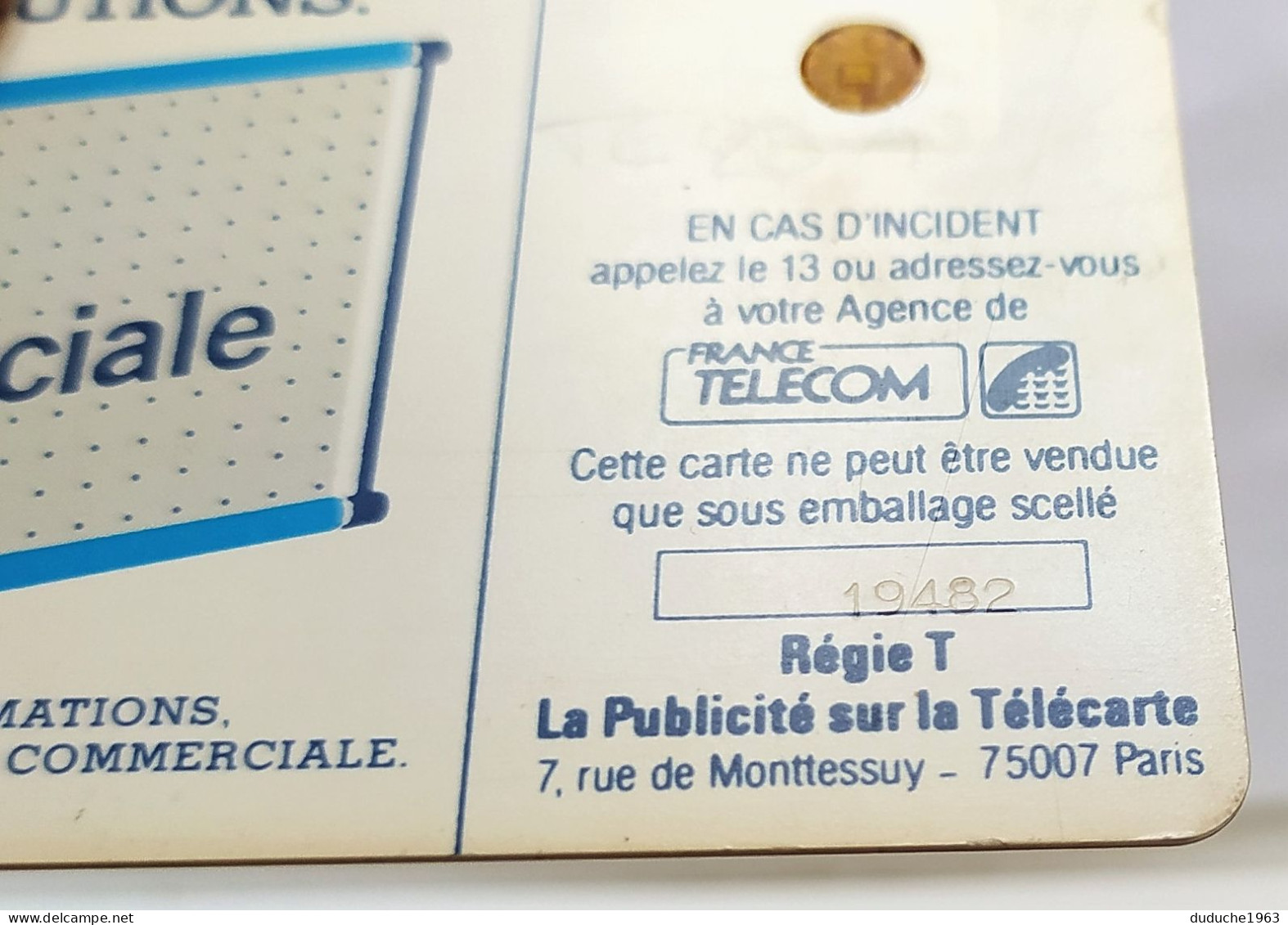 Télécarte France Télécom - 600 Agences - 600 Agences