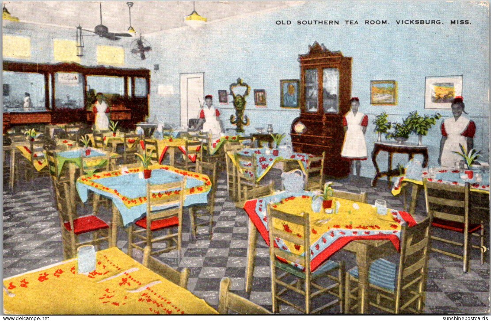 Mississippi Vicksburg Old Southern Tea Room Black Waitresses - Otros & Sin Clasificación