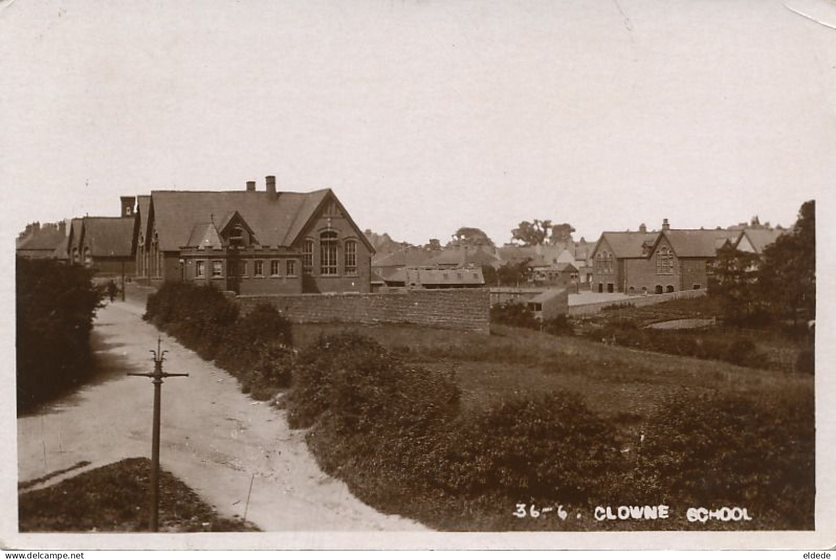 Real Photo Clowne School - Derbyshire