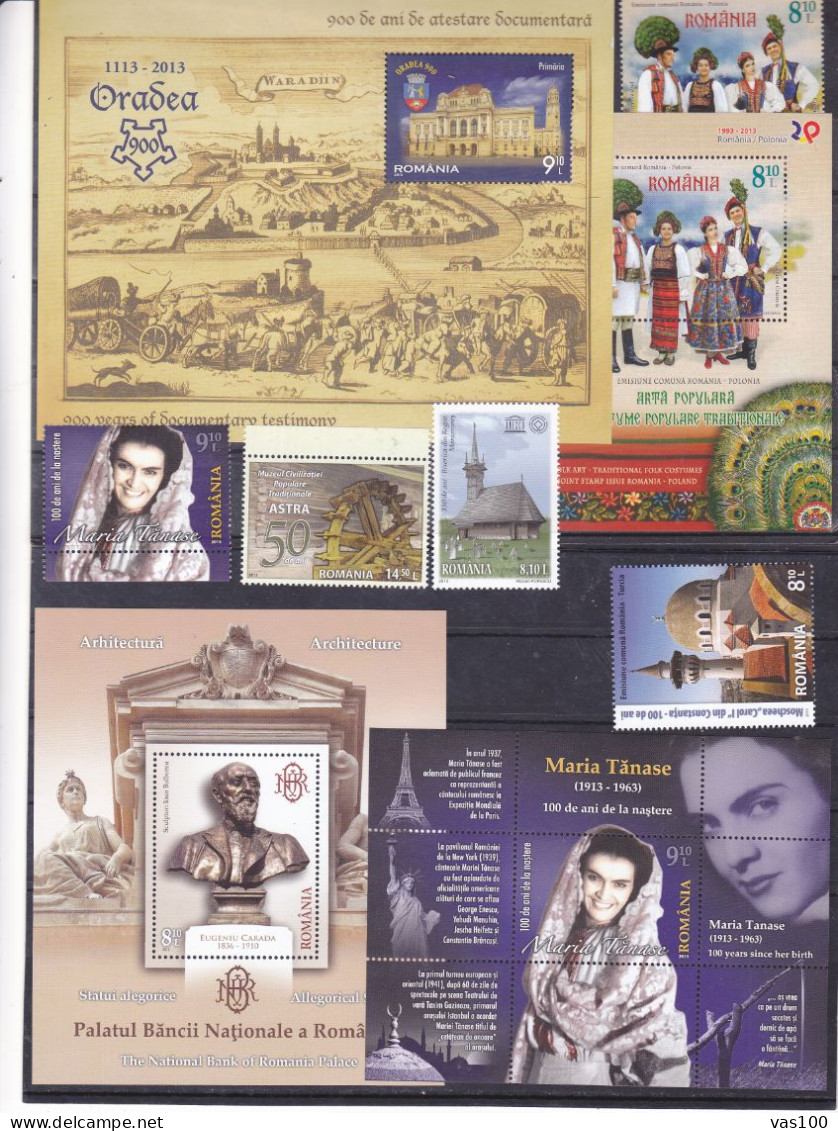 Romania- 2013 Full Year Set - LP 1964-2009 ( 101 St.+13 S/s.).MNH** LP =848 LEI - Años Completos