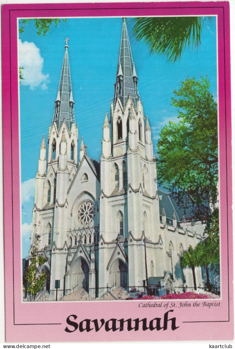 Savannah, GA. - Cathedral Of St. John The Baptist, 1898 - (USA) - Savannah
