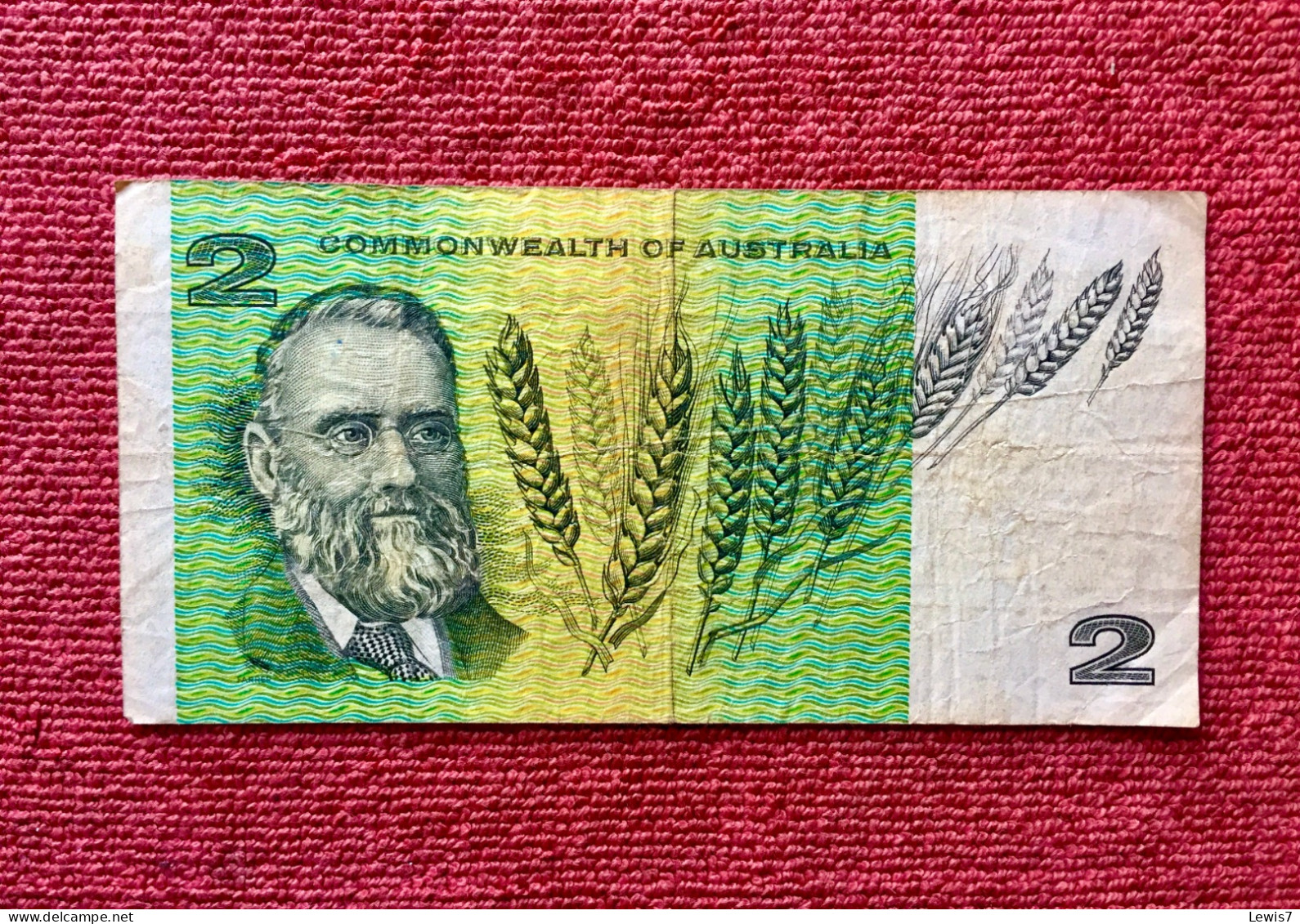 Banknote 2$ Dollars Commonwealth Of Australia - 1966-72 Reserve Bank Of Australia