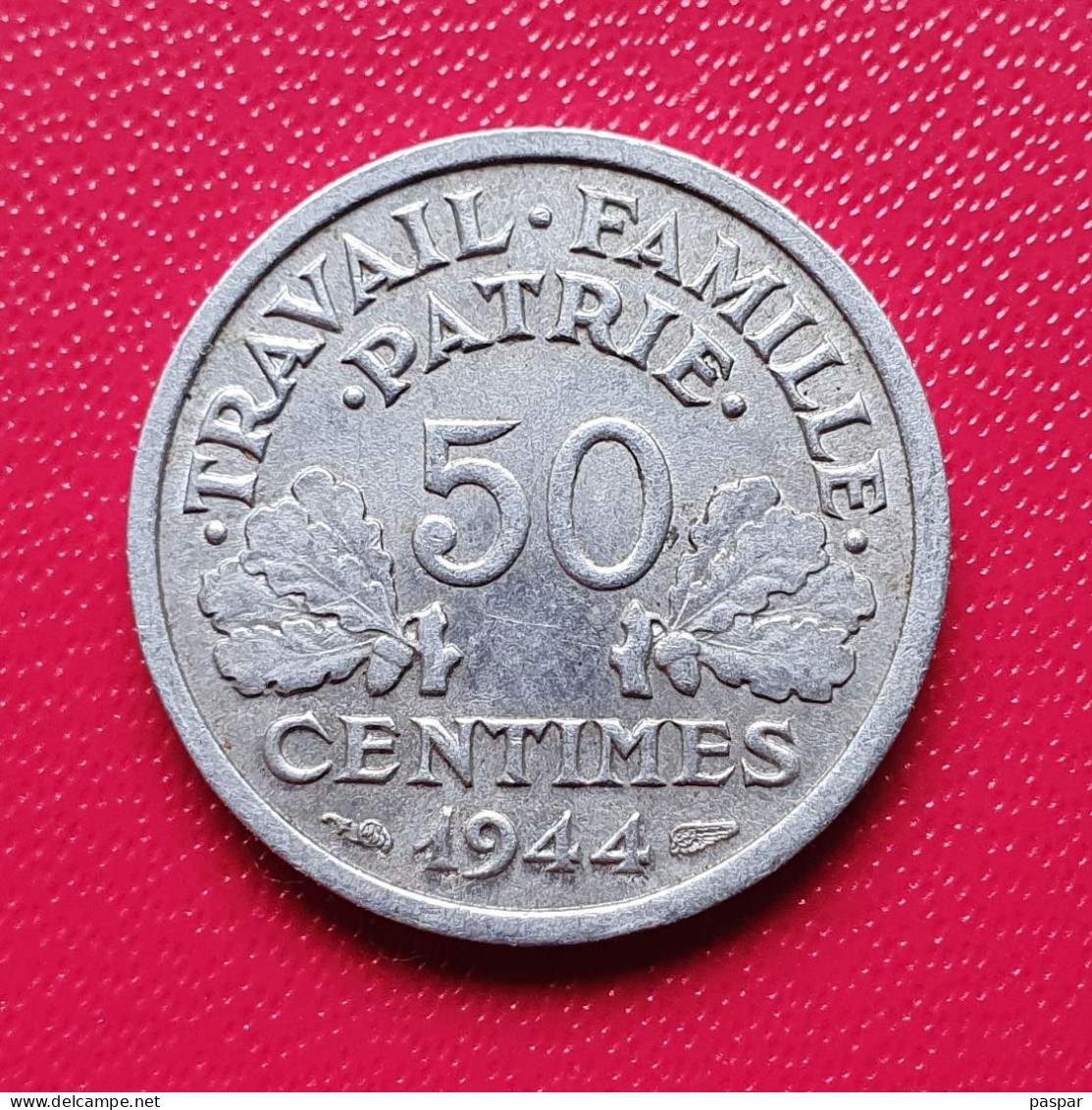 50 Centimes 1944 C  Bazor Aluminium  Gad 425 - 50 Centimes