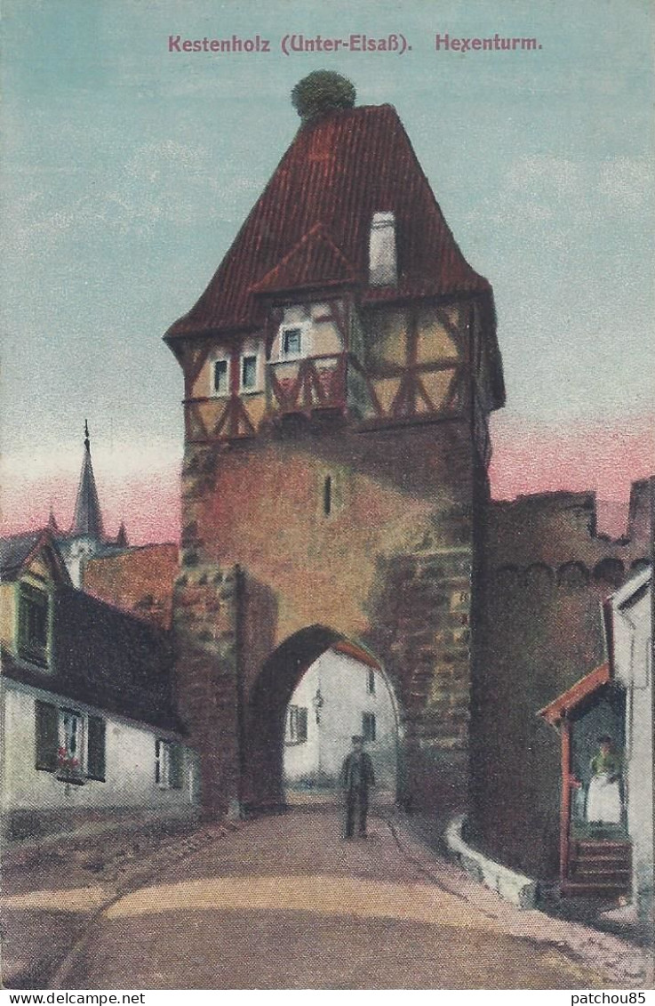 CPA  France  Grand Est  67  Bas Rhin  KestenHolz (Unter-ElsaB) Hexenturm - Chatenois