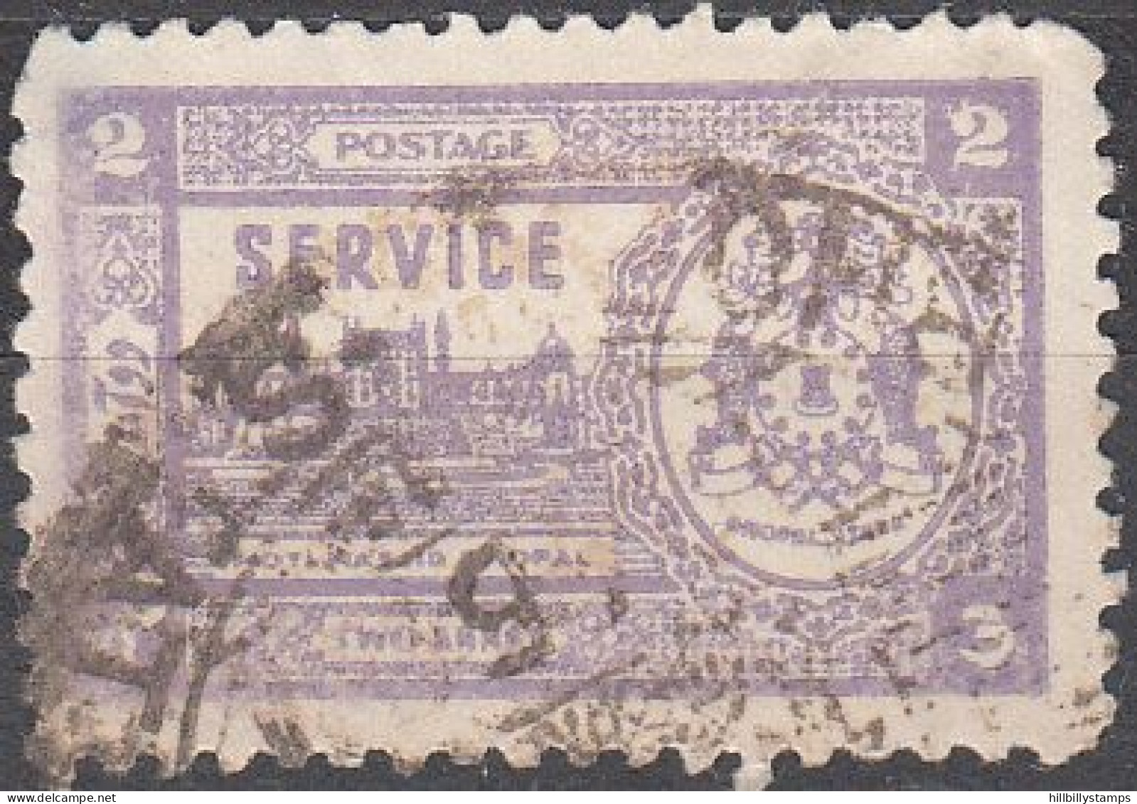 INDIA-BHOPAL  SCOTT NO 056  USED   YEAR  1946 - Bhopal