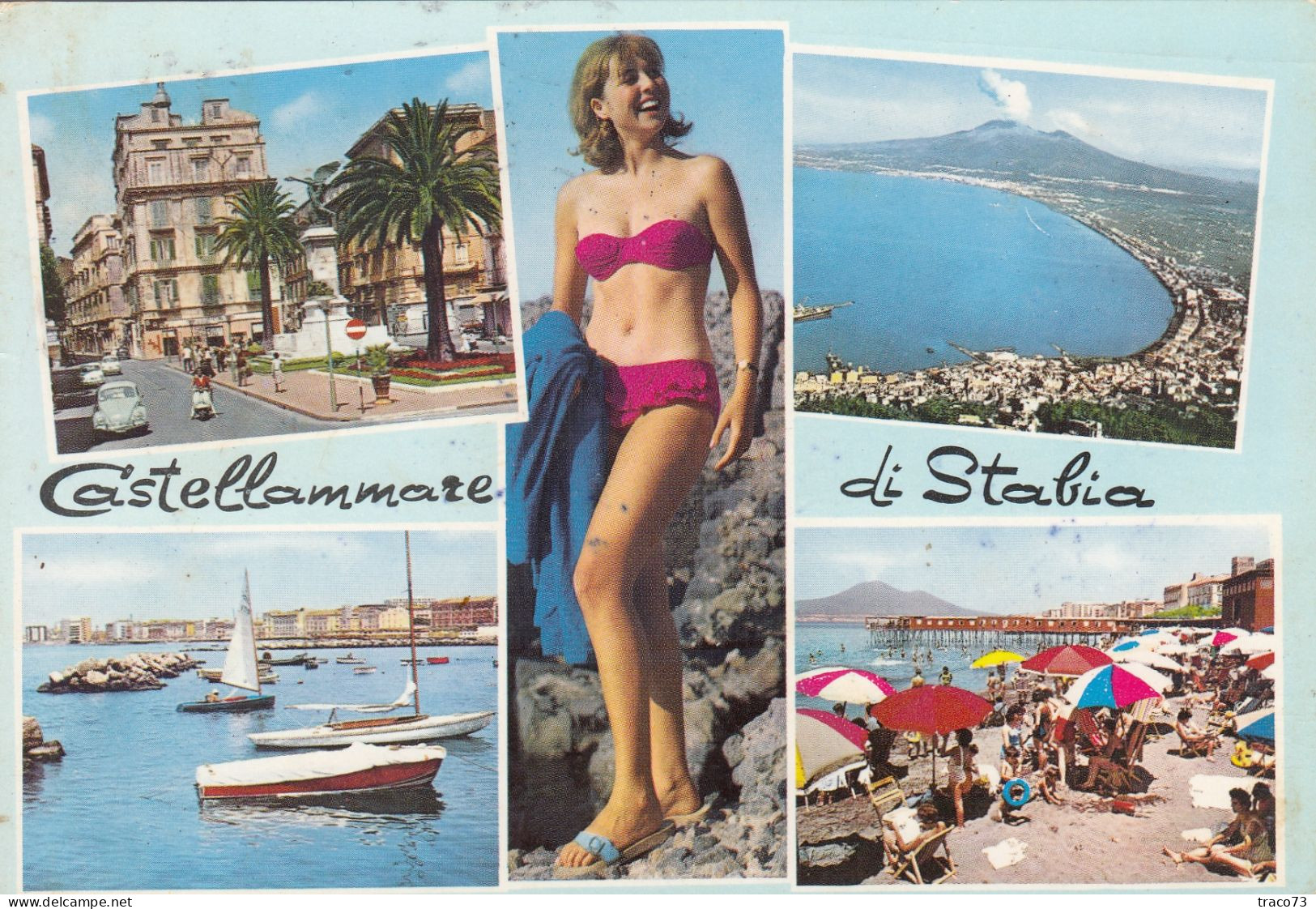 CASTELLAMMARE DI STABIA /  Vedutine Con Pin-Up _ Viaggiata - Castellammare Di Stabia