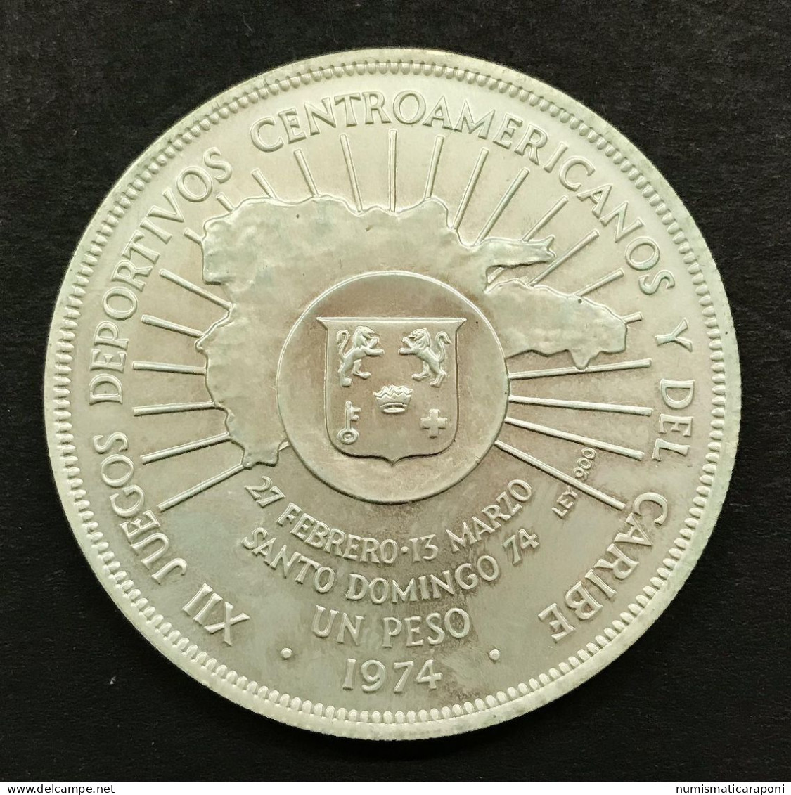 REPUBBLICA DOMINICANA 1 PESO 1974 UNC E.016 - Dominikanische Rep.