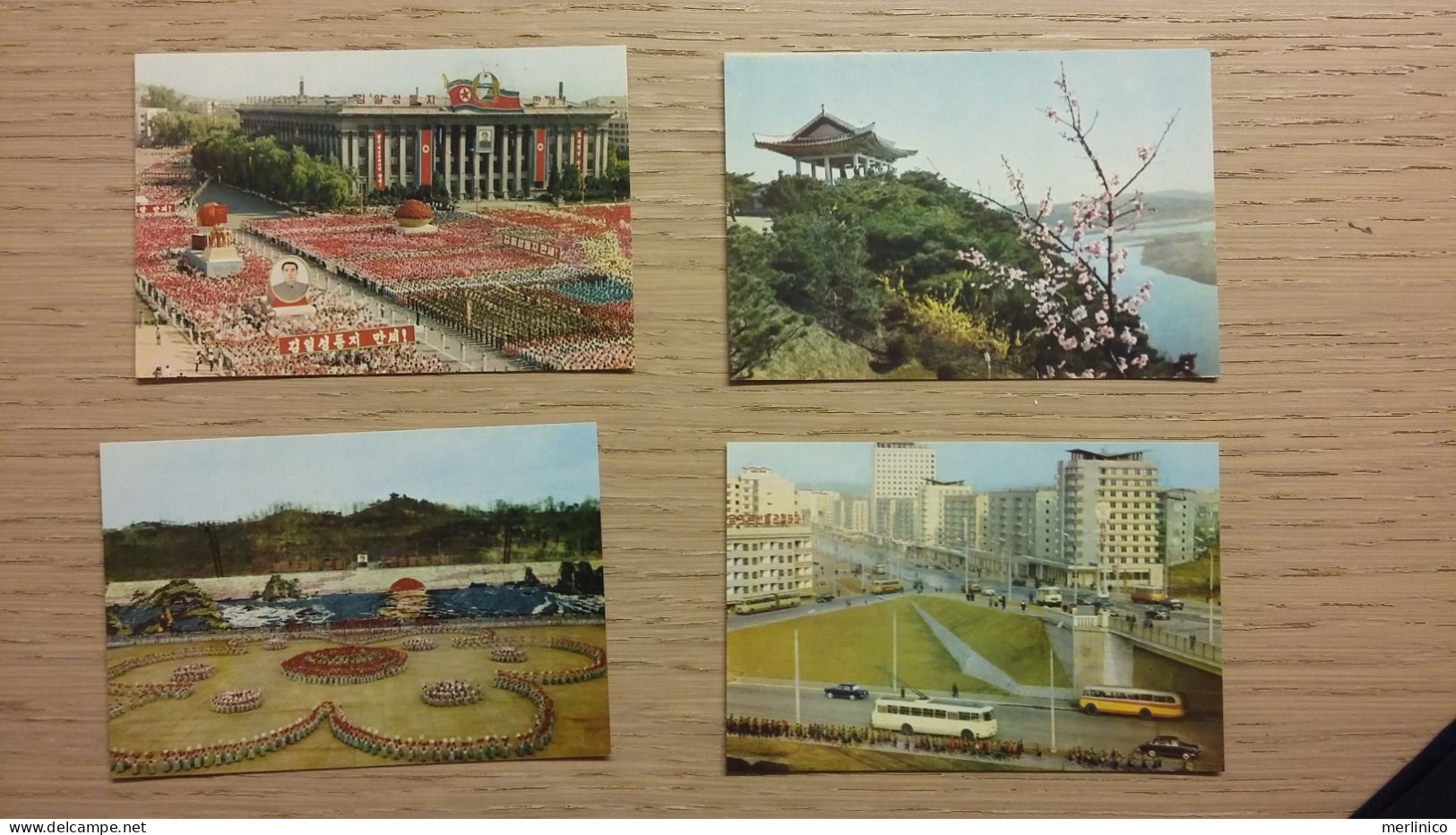 North Korea, Pyongyang, Postcard Set, 1972, 14 Psc - Corea Del Norte