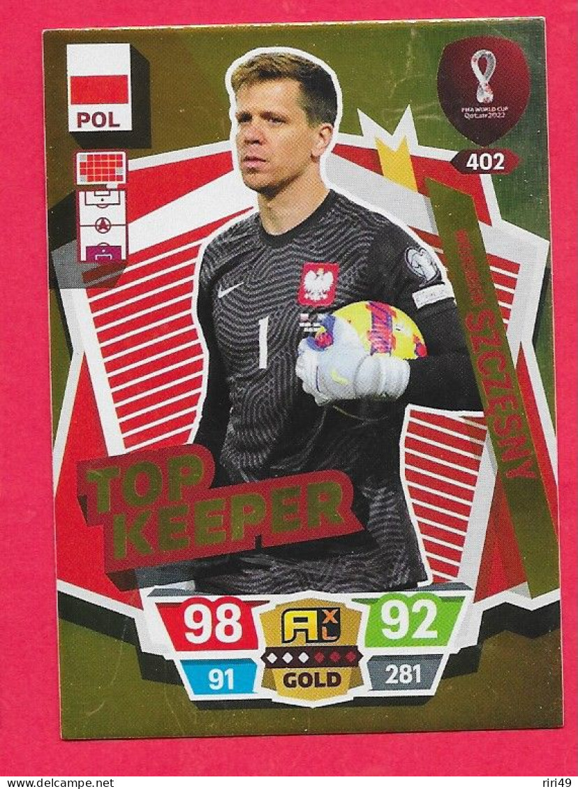 FIFA World Cup Qatar 2022-Coupe Du Monde Qatar-TOP KEEPER SZCZESNY N°402, ADRENALYN XL - Tarjetas