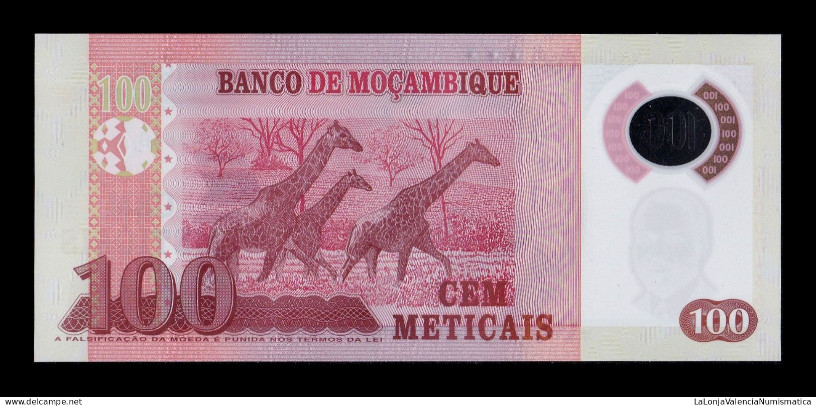 Mozambique 100 Meticais 2011 Pick 151a Polymer Sc Unc - Mozambique