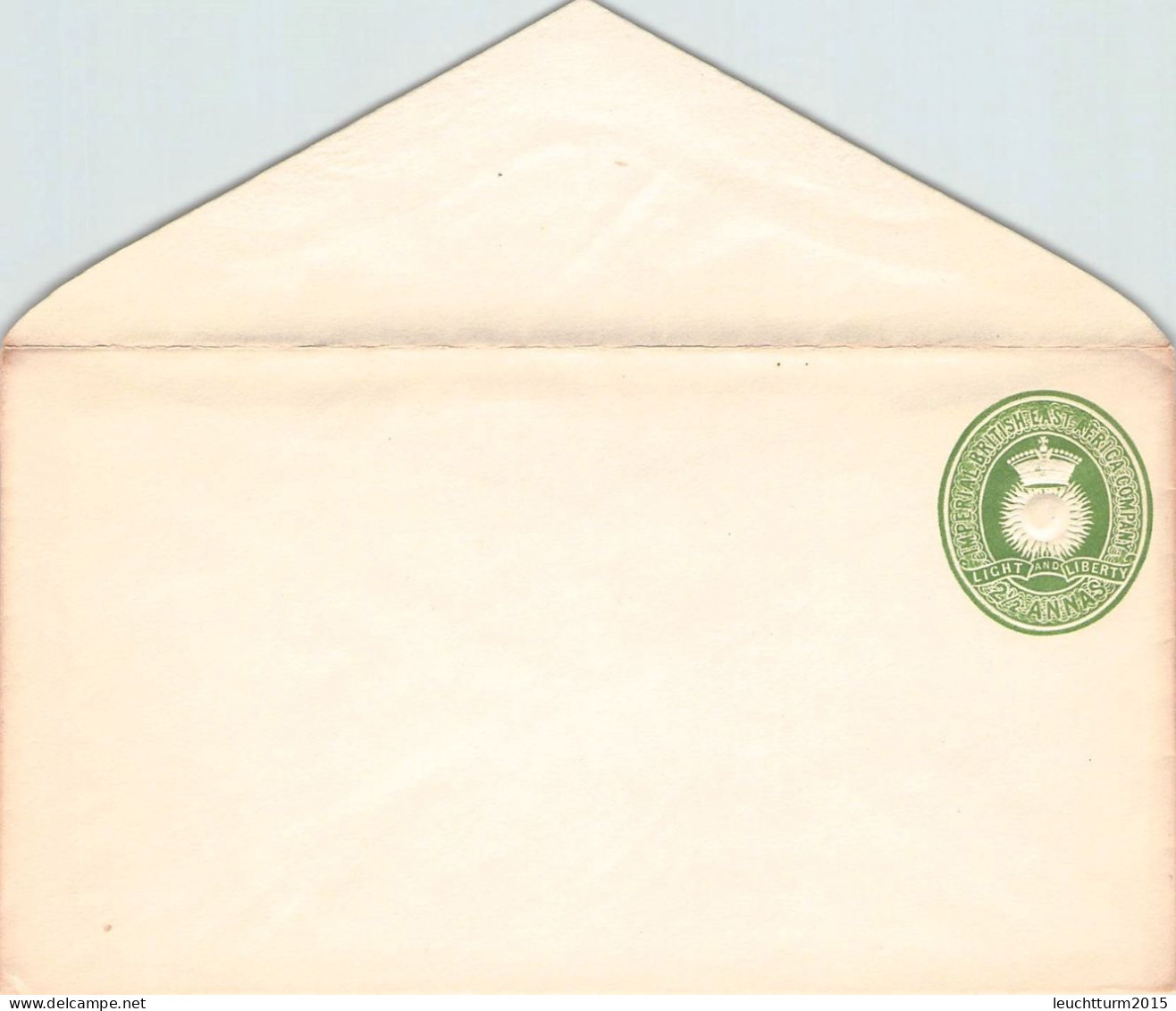 IMPERIAL BRITISH EAST AFRICA COMP. - ENVELOPE 2 1/2 ANNA Unc /ZL472 - Britisch-Ostafrika