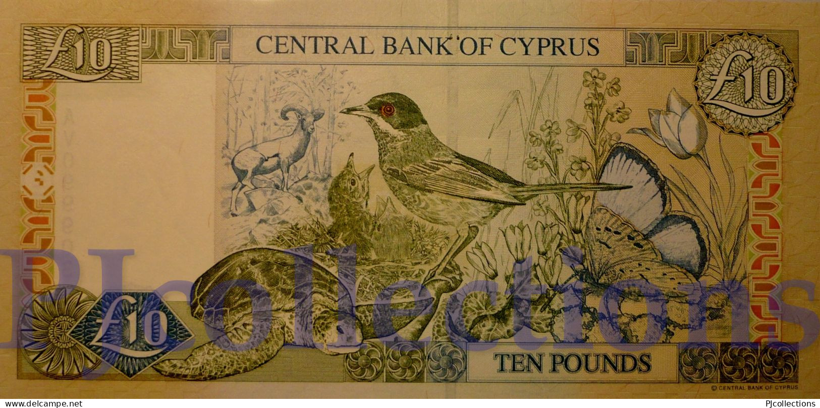 CYPRUS 10 POUNDS 2003 PICK 62d UNC - Zypern