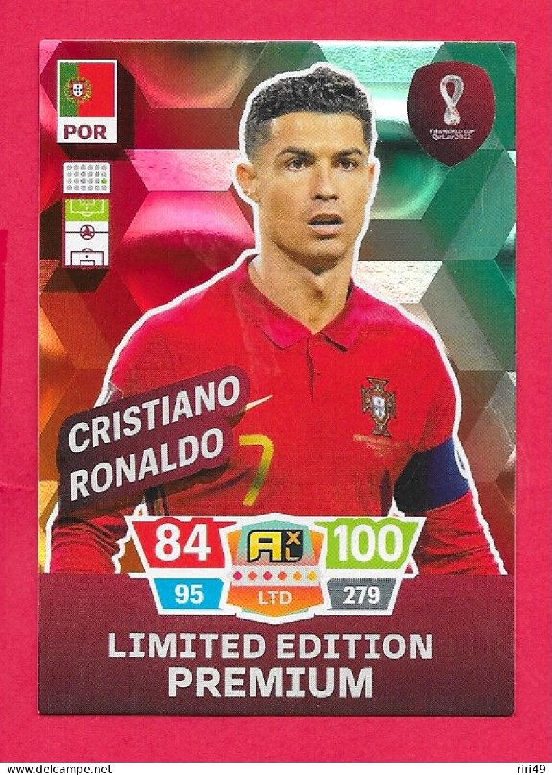 LIMITED EDITION FIFA World Cup Qatar 2022-Coupe Du Monde Qatar - RONALDO-PRENIUM, ADRENALYN XL - Trading-Karten