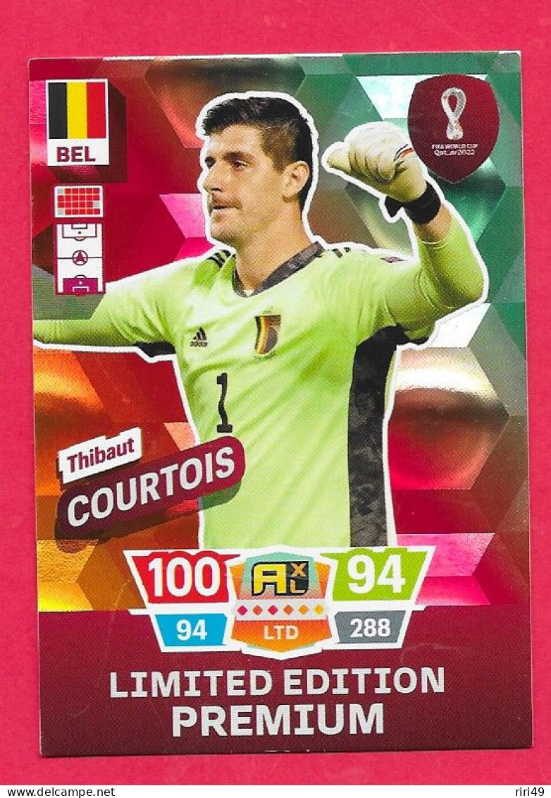 LIMITED EDITION FIFA World Cup Qatar 2022-Coupe Du Monde Qatar - COURTOIS-PRENIUM, ADRENALYN XL - Trading-Karten