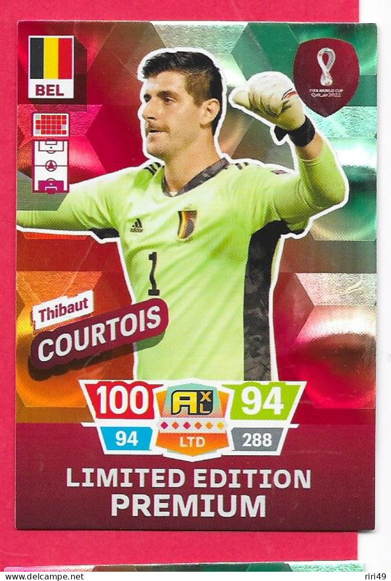 LIMITED EDITION FIFA World Cup Qatar 2022-Coupe Du Monde Qatar - COURTOIS-PRENIUM, ADRENALYN XL - Trading-Karten