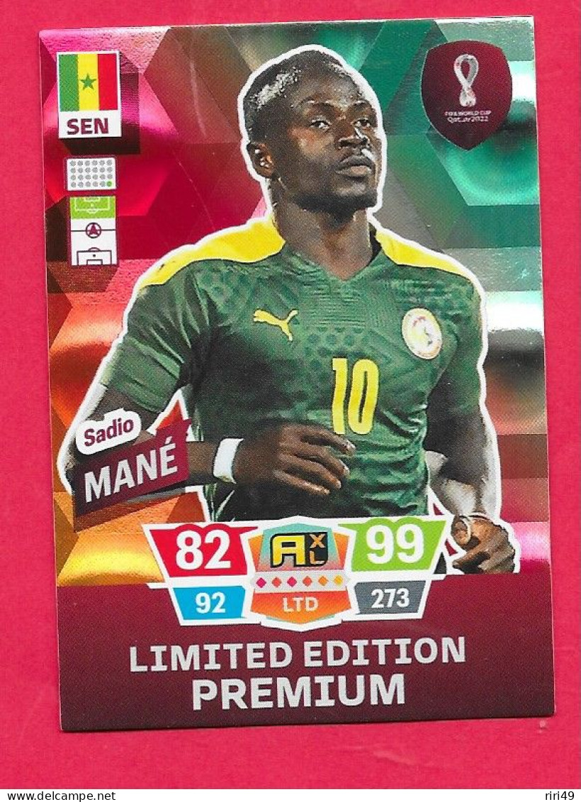 LIMITED EDITION FIFA World Cup Qatar 2022-Coupe Du Monde Qatar - MANE -PRENIUM, ADRENALYN XL - Trading Cards