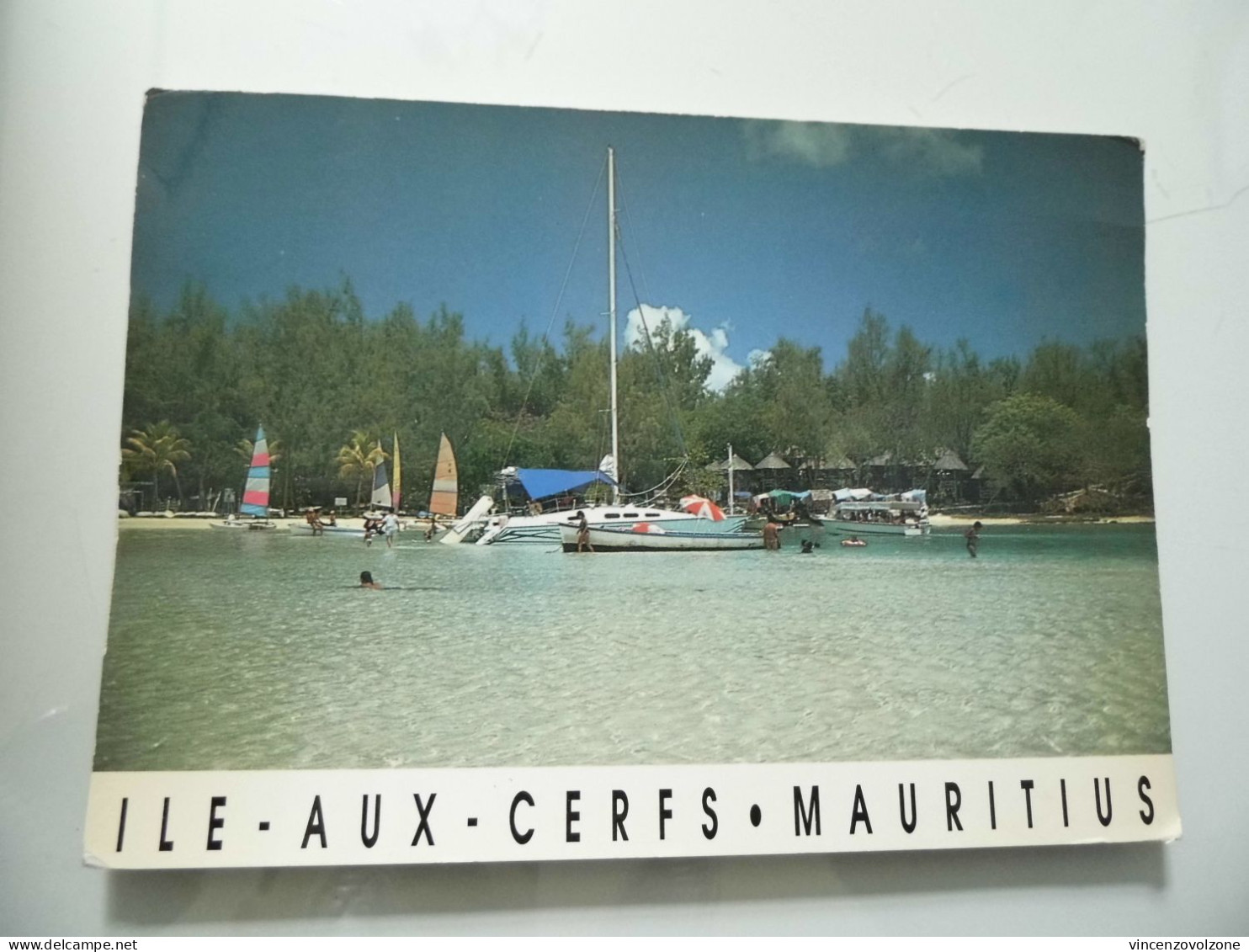 Cartolina Viaggiata "ILE AUX CERFS MAURITIUS" 1991 - Maurice