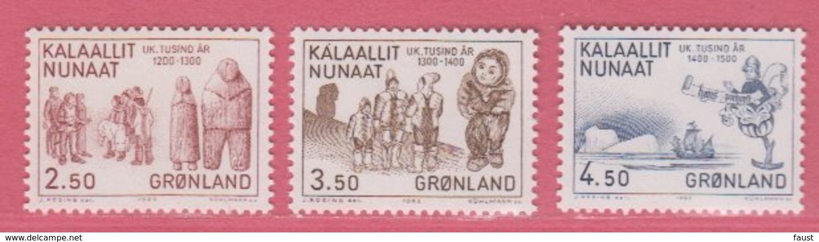 1983 ** (sans Charn., MNH, Postfrish)  Yv  131/3	  Mi  143/5		FA  143/5 - Autres & Non Classés