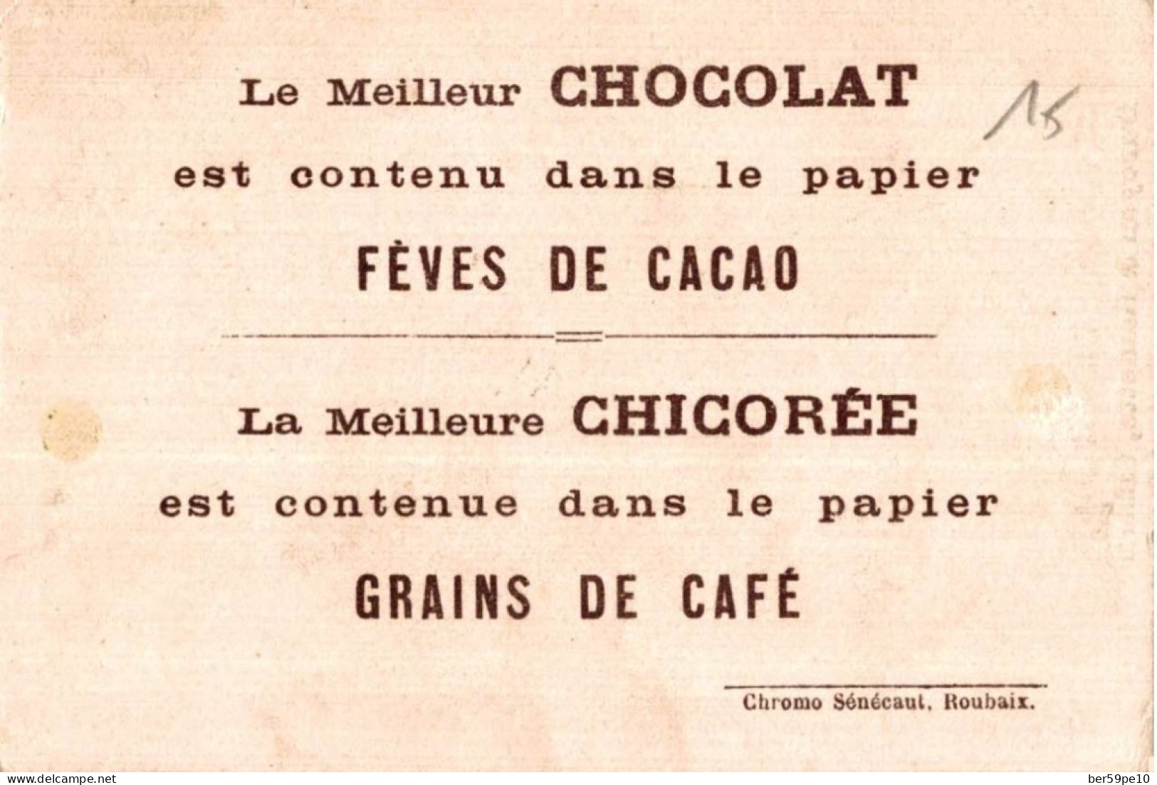 CHROMO CHOCOLAT INIMITABLE DUROYON & RAMETTE CAMBRAI ARMEE FRANCAISE FUSILIERS DE LA MORLIERE 1745 - Duroyon & Ramette