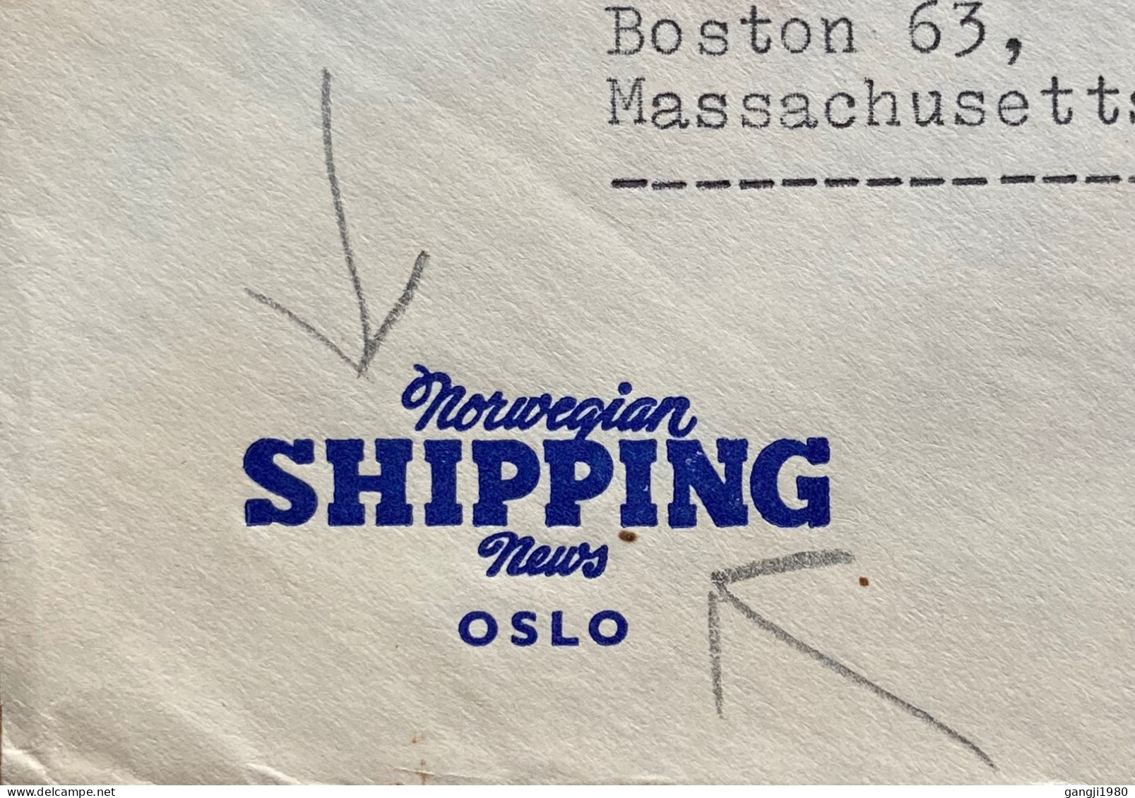 NORWAY 1956, COVER USED TO USA, NORWEGIAN SHIPPING NEWS, MACHINE SLOGAN, KJOP LODDI REISE LOTTENS LOTTERI, KING HAAKON S - Covers & Documents