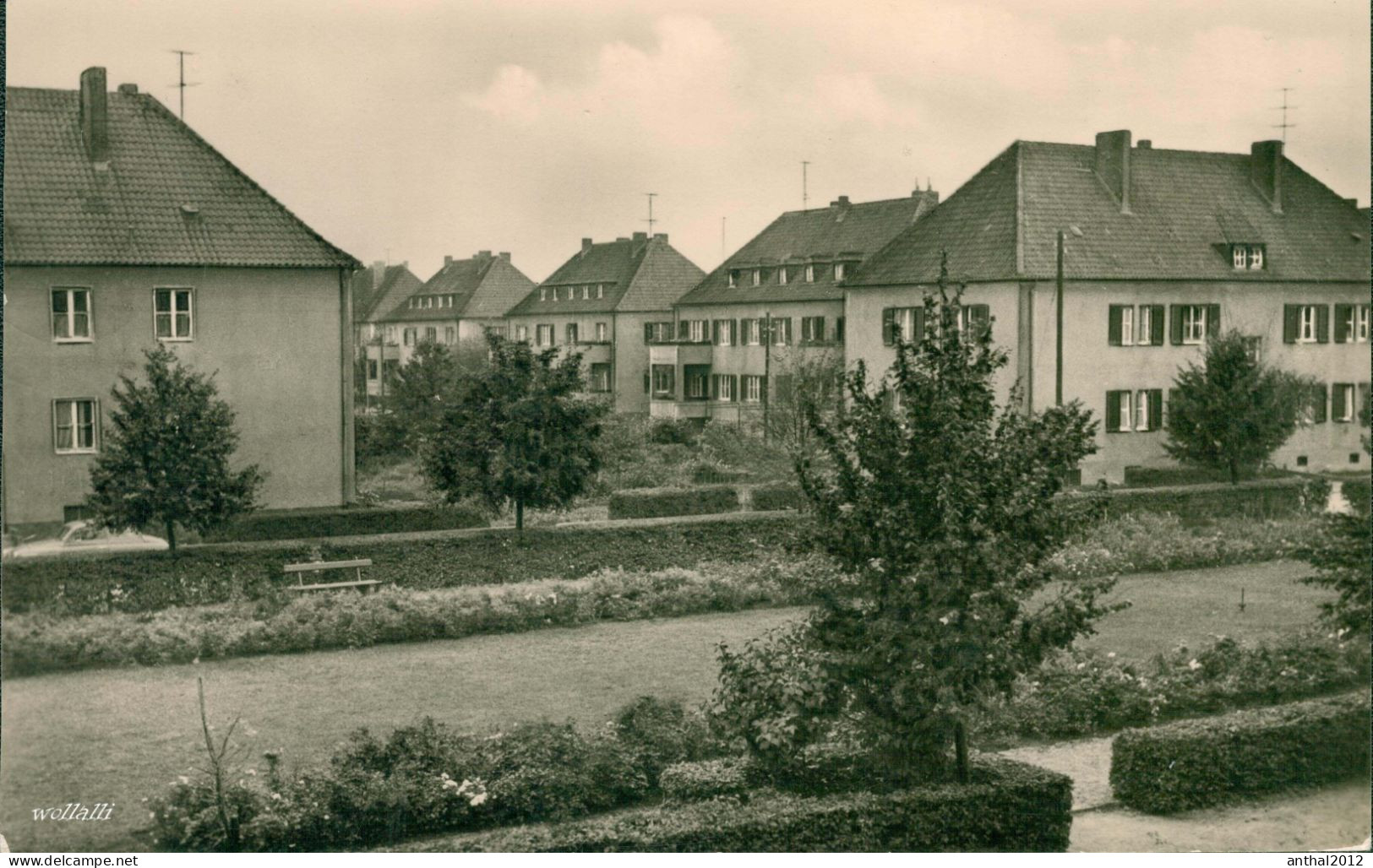 Rar Wohnhäuser Bahnhofssiedlung Stalinplatz Kölleda Kr. Sömmerda 15.6.1960 Nr. 9/2196 - Sömmerda