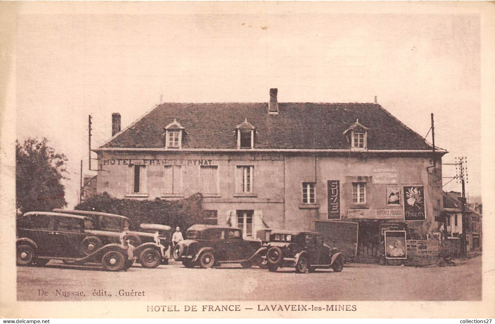 23-LAVAVEIX-LES-MINES- HÔTEL DE FRANCE - Autres & Non Classés