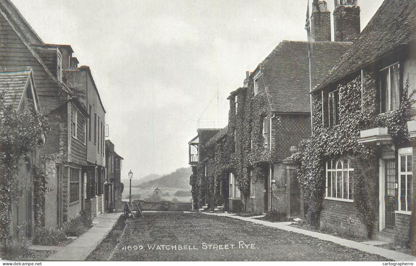 Postcard Uk England Sussex Rye Watchbell Street - Rye